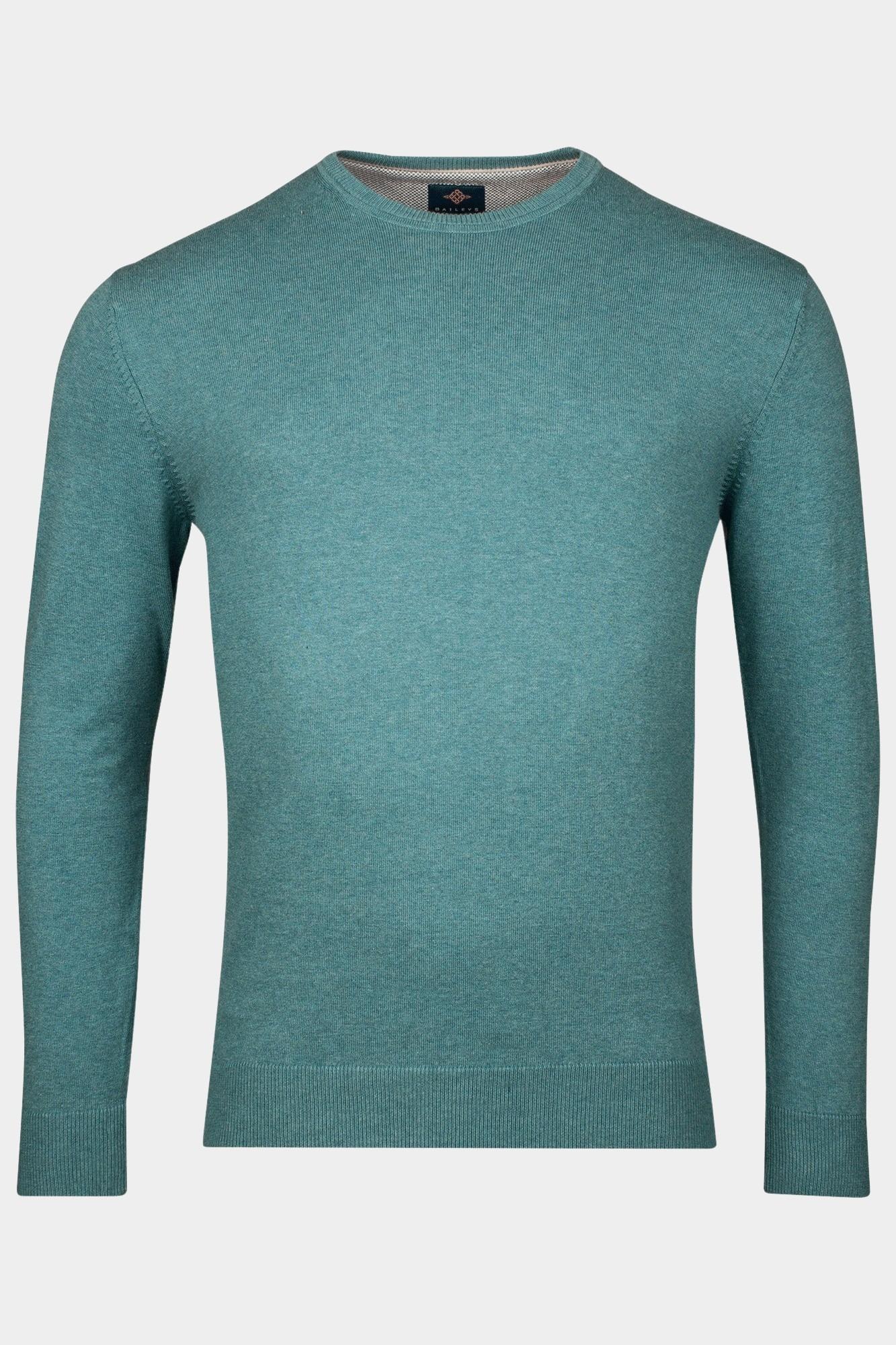Baileys Pullover Blauw Crew Neck Pullover  Pima Cott 518200/975