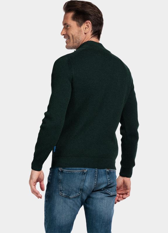 Baileys Half Zip Groen Pullover 1/2 zip  Plated Rib 528419/795