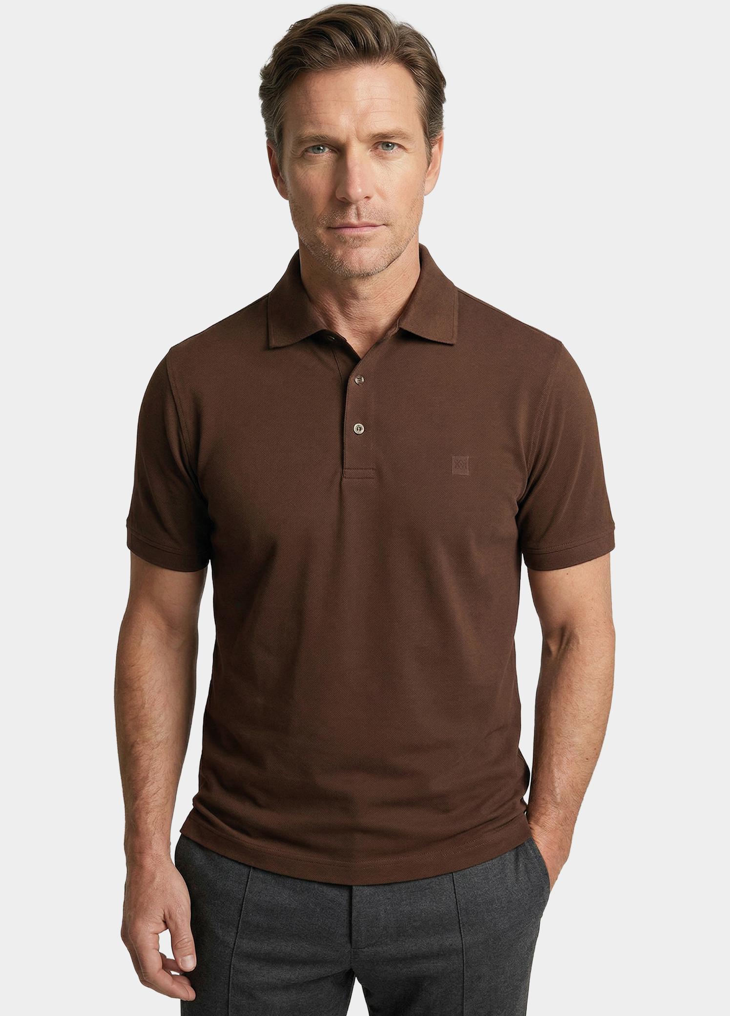 Baileys Polo heren Bruin Poloshirt  Jersey 615240/80