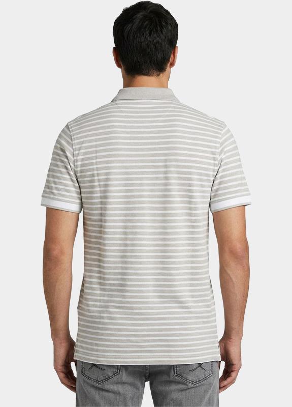 Scotland Blue Polo heren Grijs Otis Polo Stripe SPE26108OT10SB/2501