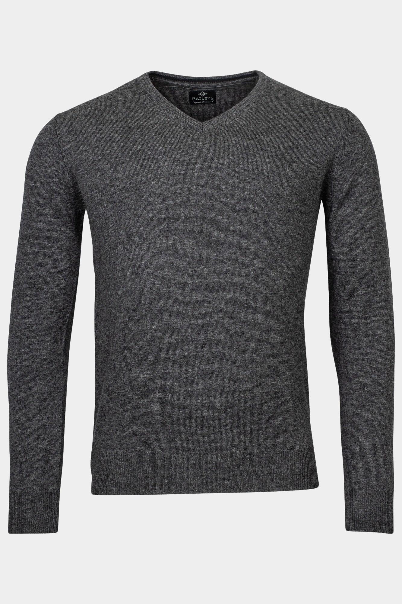 Baileys Pullover Grijs V-Neck Pullover  12gg 320071/935