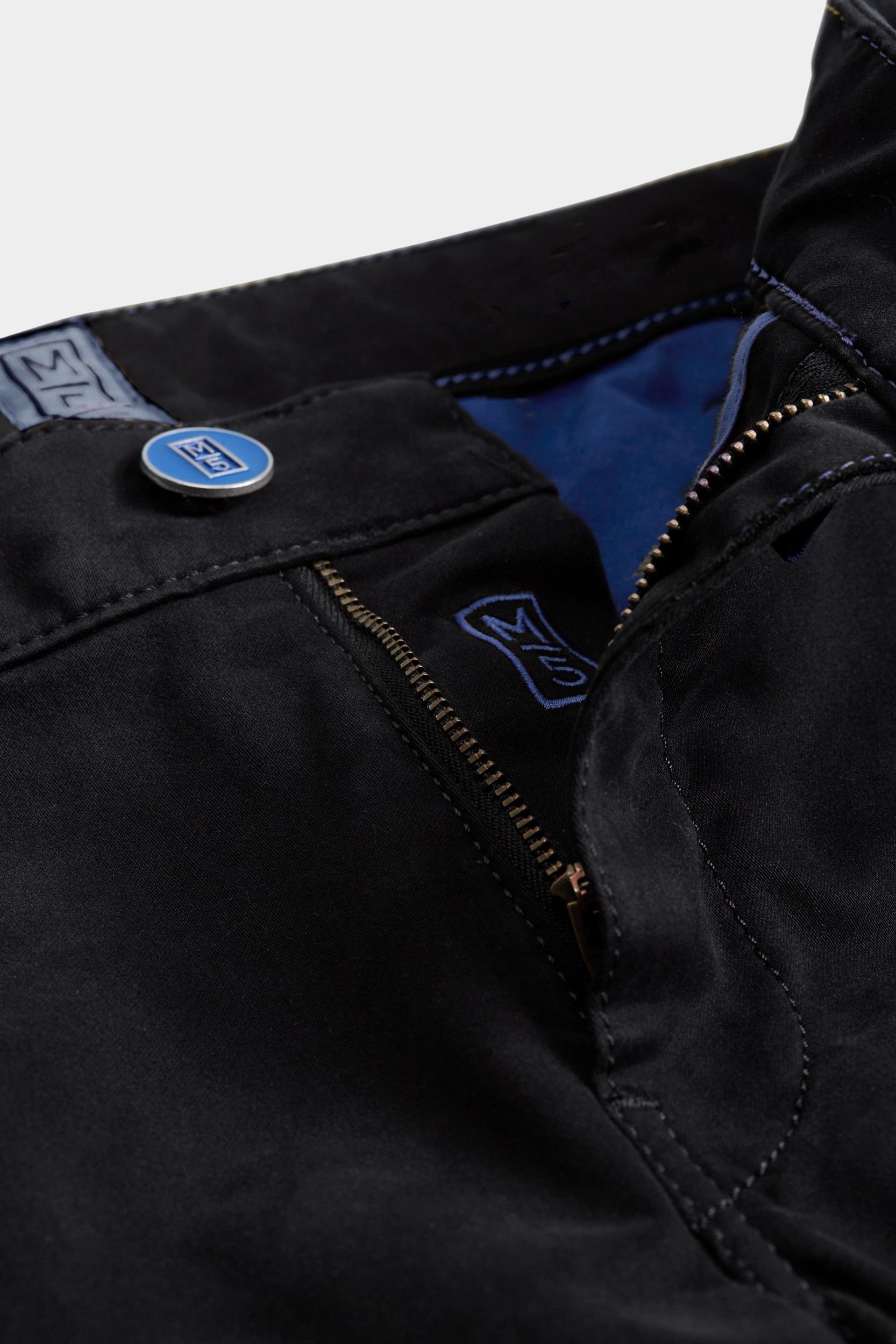 Meyer Katoenen Broek Zwart M|5 SLIM Art.9-6106 3619610600/09