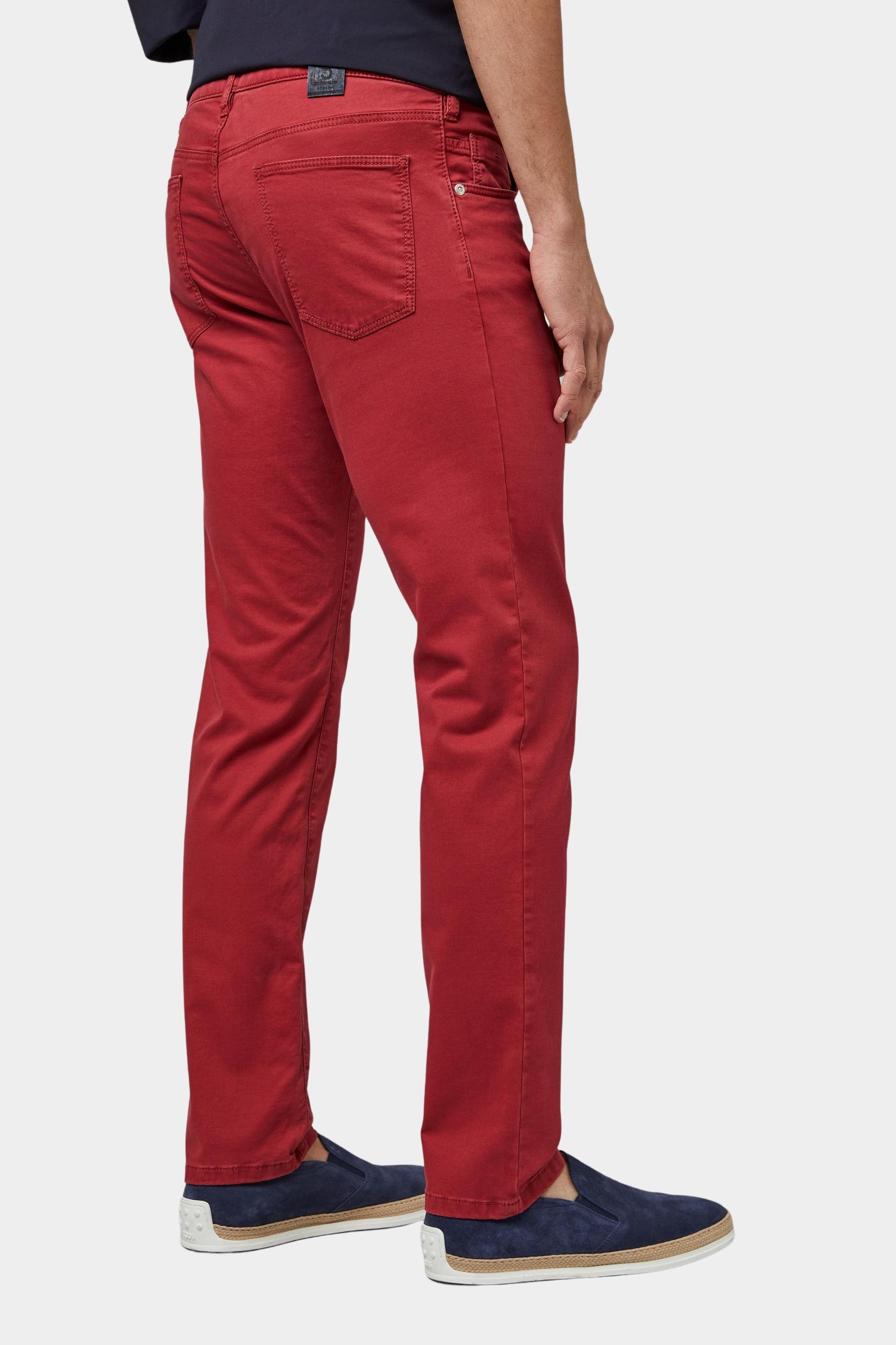 Meyer Katoenen Broek Rood SLIM Art.9-6172 3619617200/55