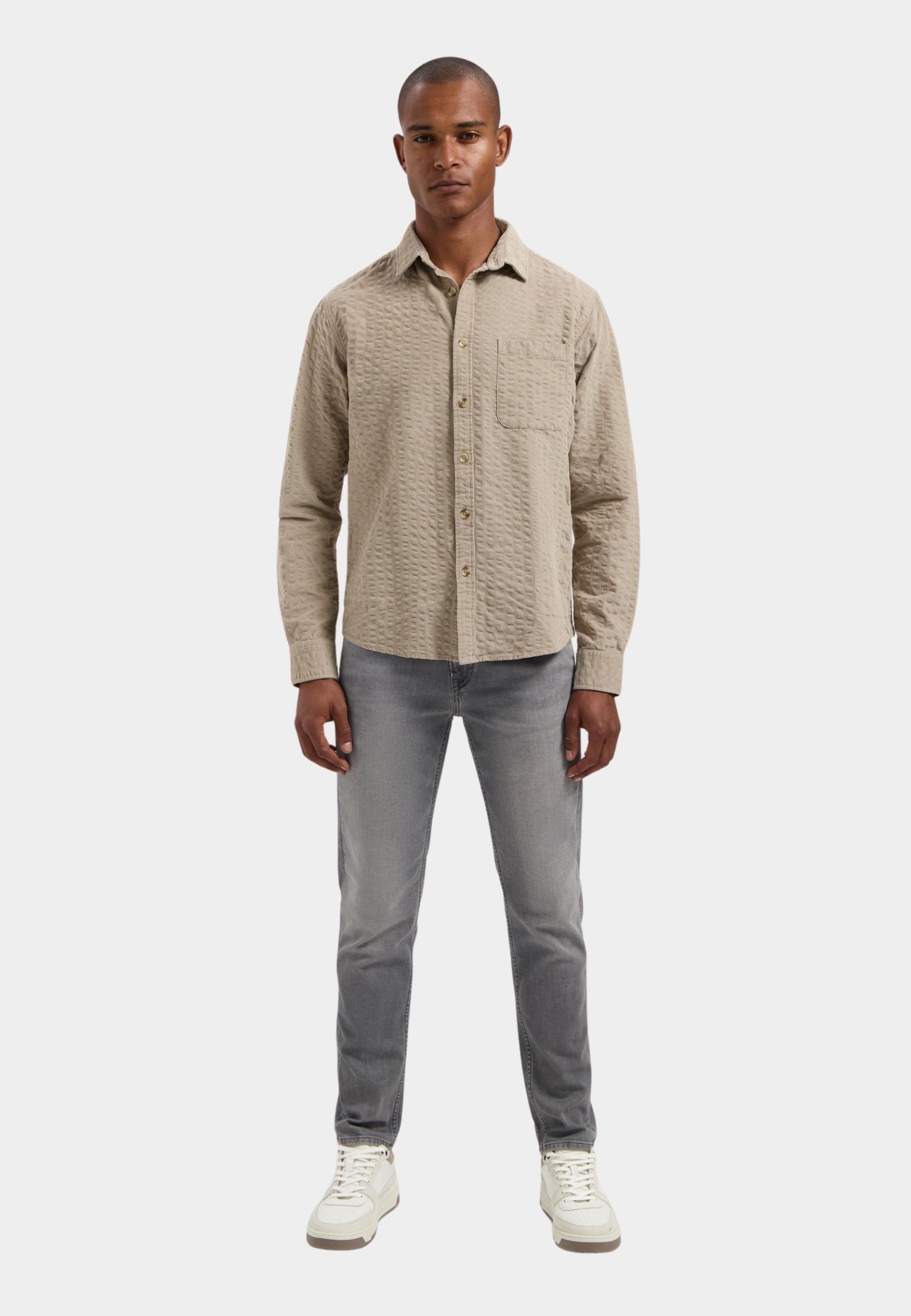 Dstrezzed Casual hemd lange mouw Beige Patric Shirt 303980/276