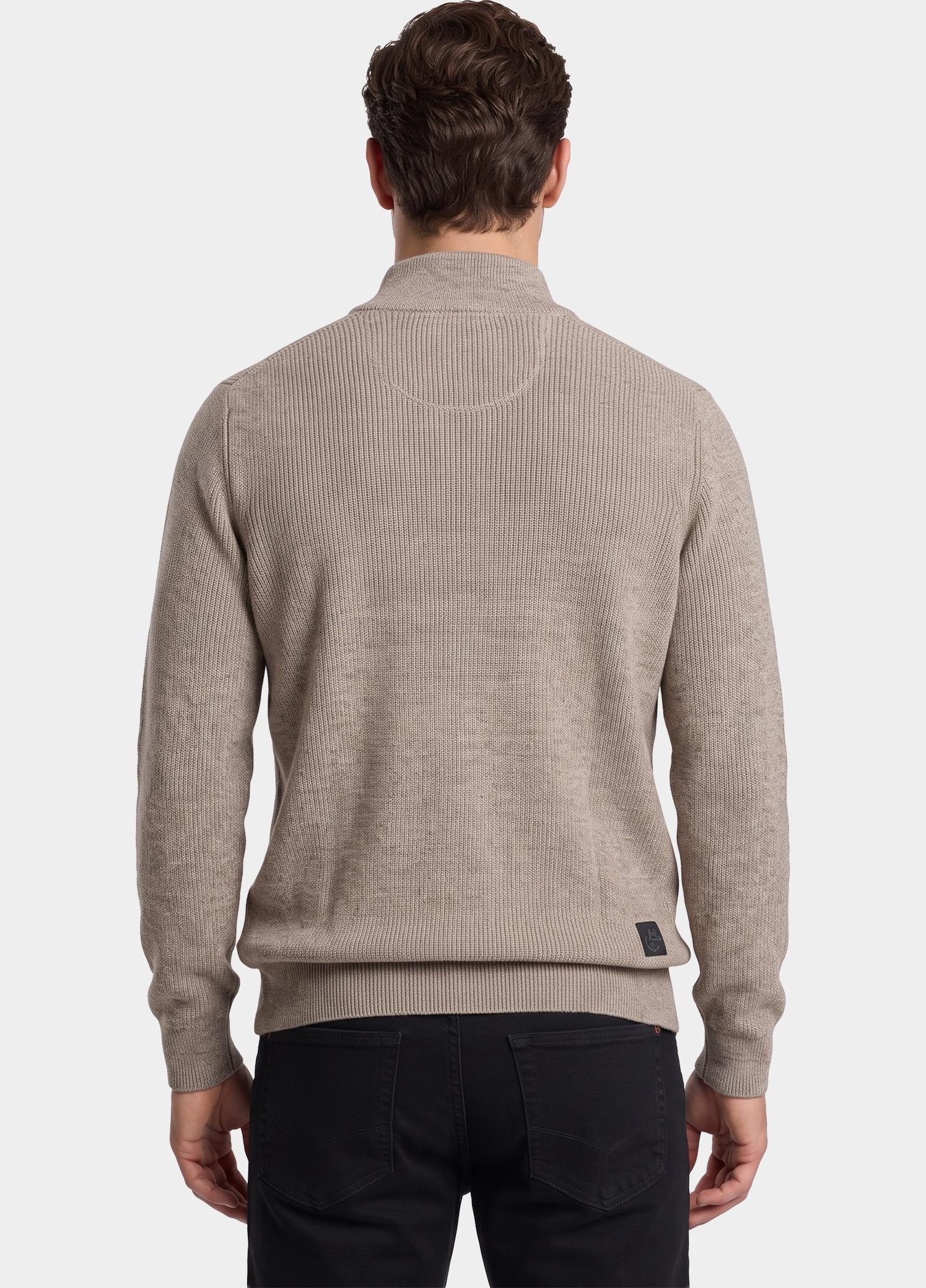 Casamoda Half Zip Bruin Stricktroyer 126280020/677