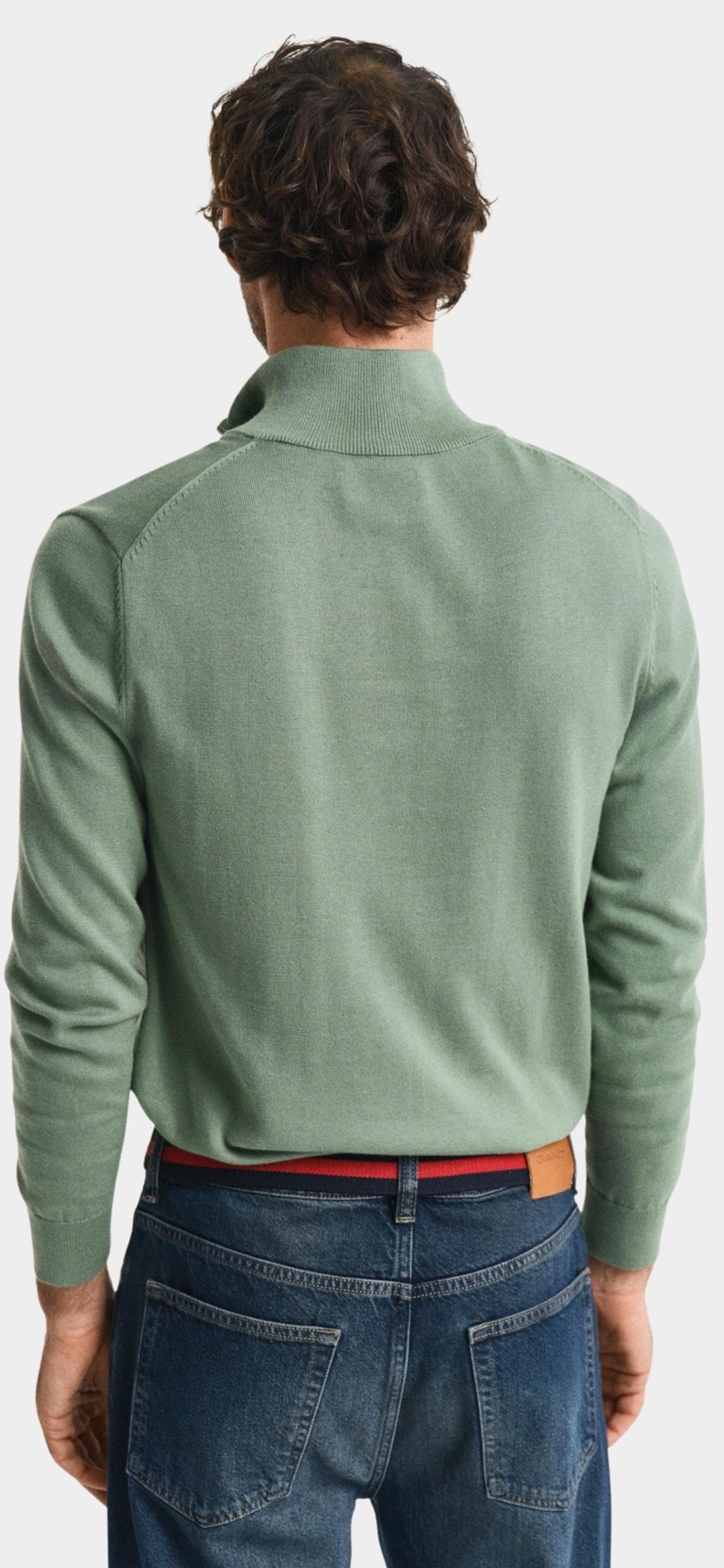 Gant Half Zip Groen CLASSIC COTTON HALF ZIP 8030564/362