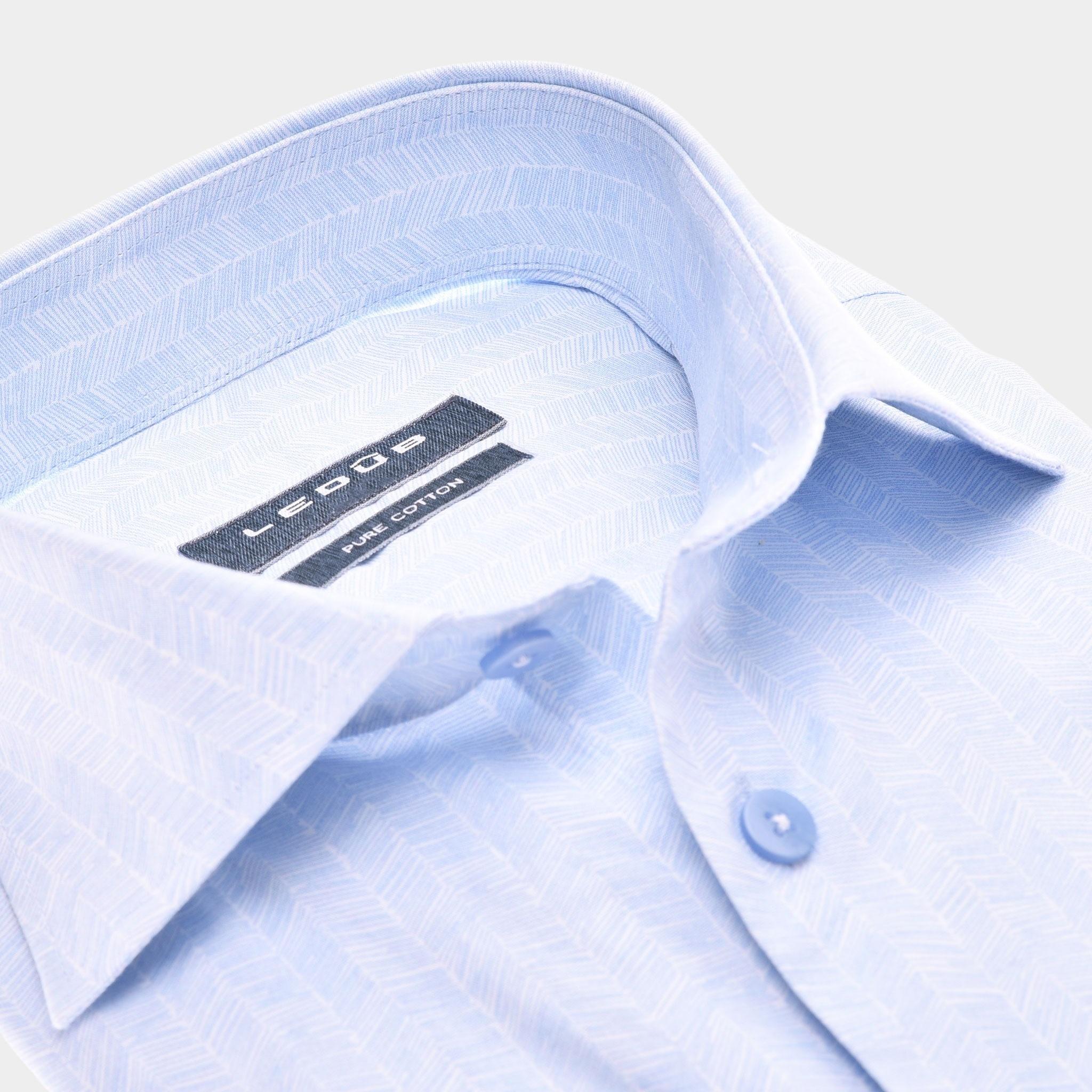 Ledub Business hemd lange mouw Blauw LE24204 MFN 5 0142450/120-000-000