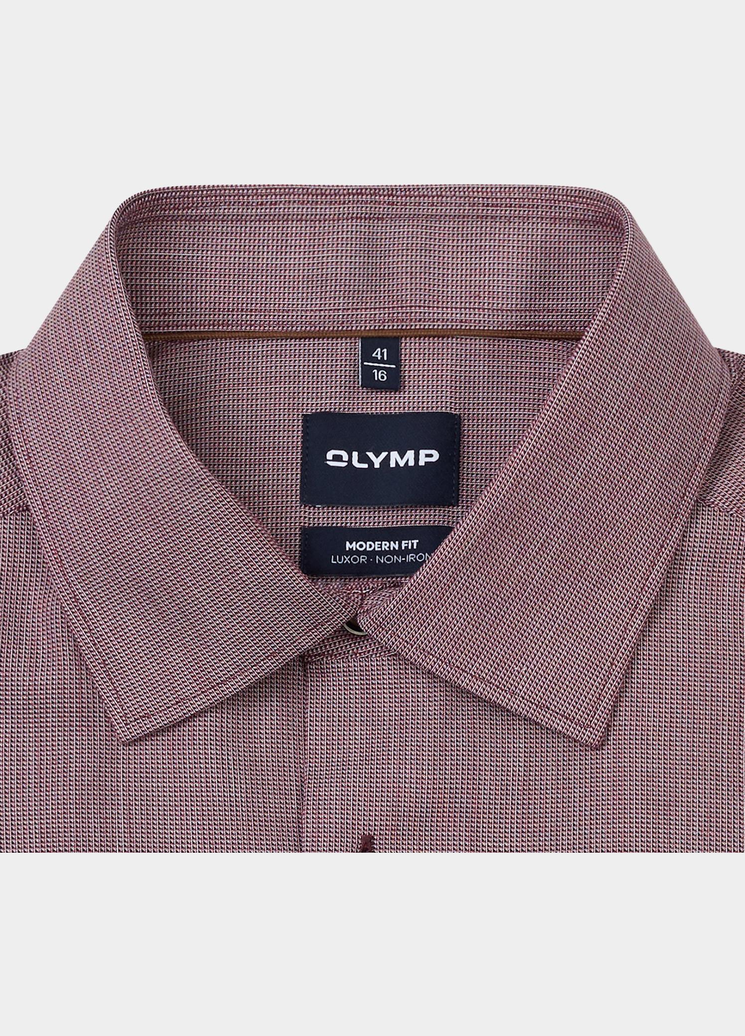 Olymp Zakelijk overhemd heren Rood Luxor mf D.2118 135424/37