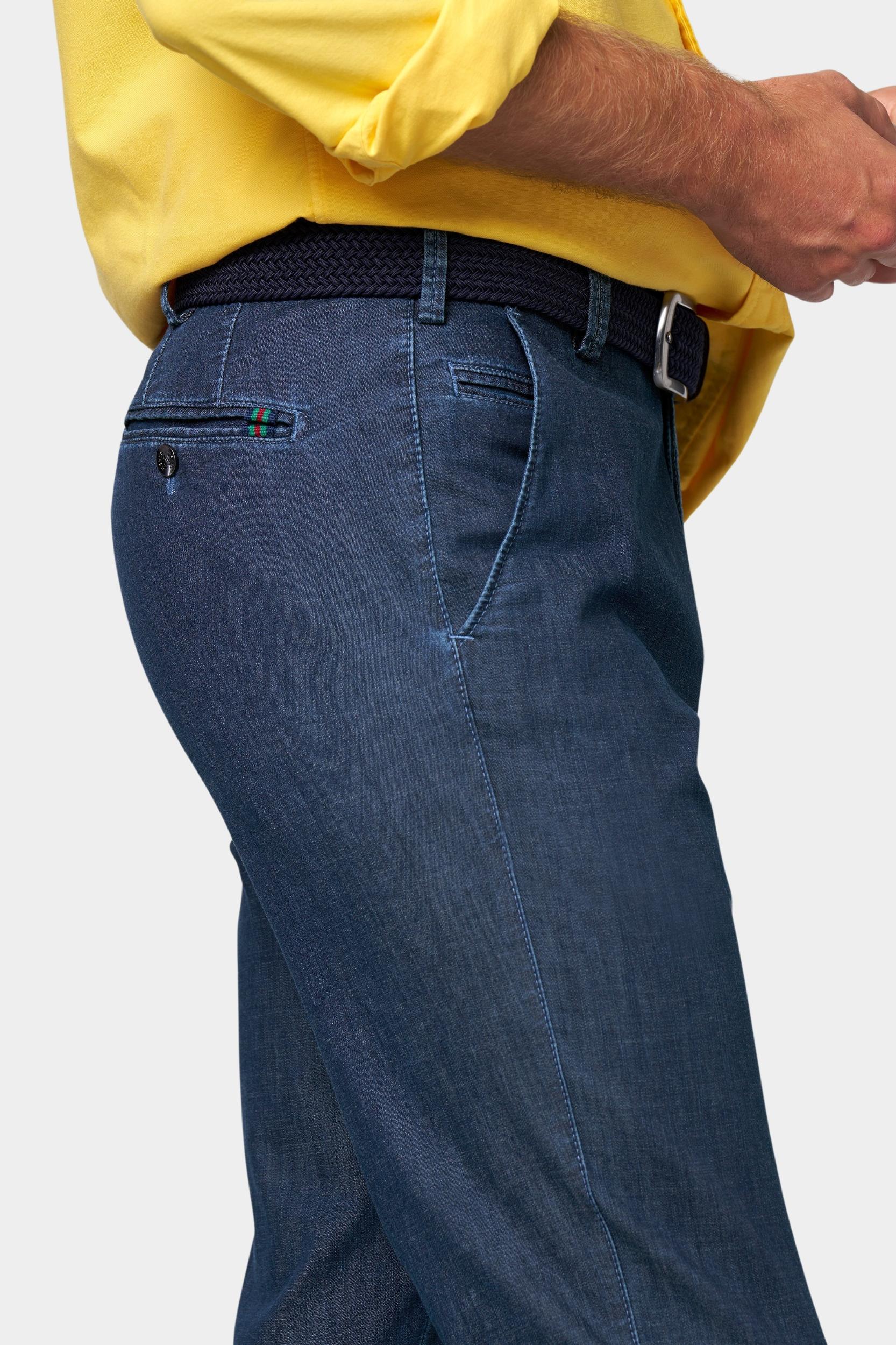 Meyer Flatfront Jeans Blauw BONN Art.1-4120 1021412000/17