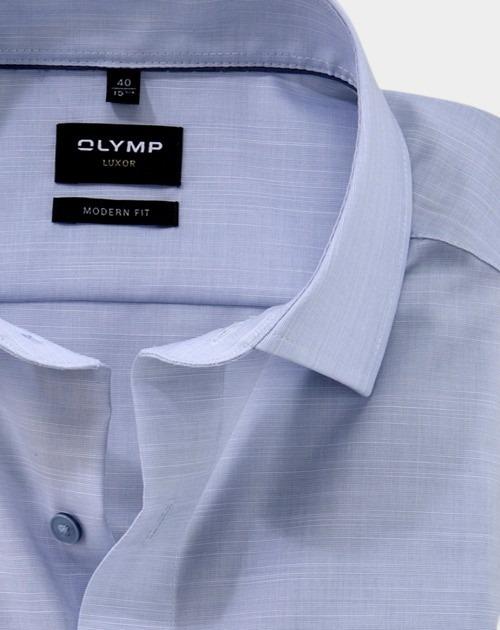 Olymp Business hemd lange mouw Blauw Luxor 124454/13