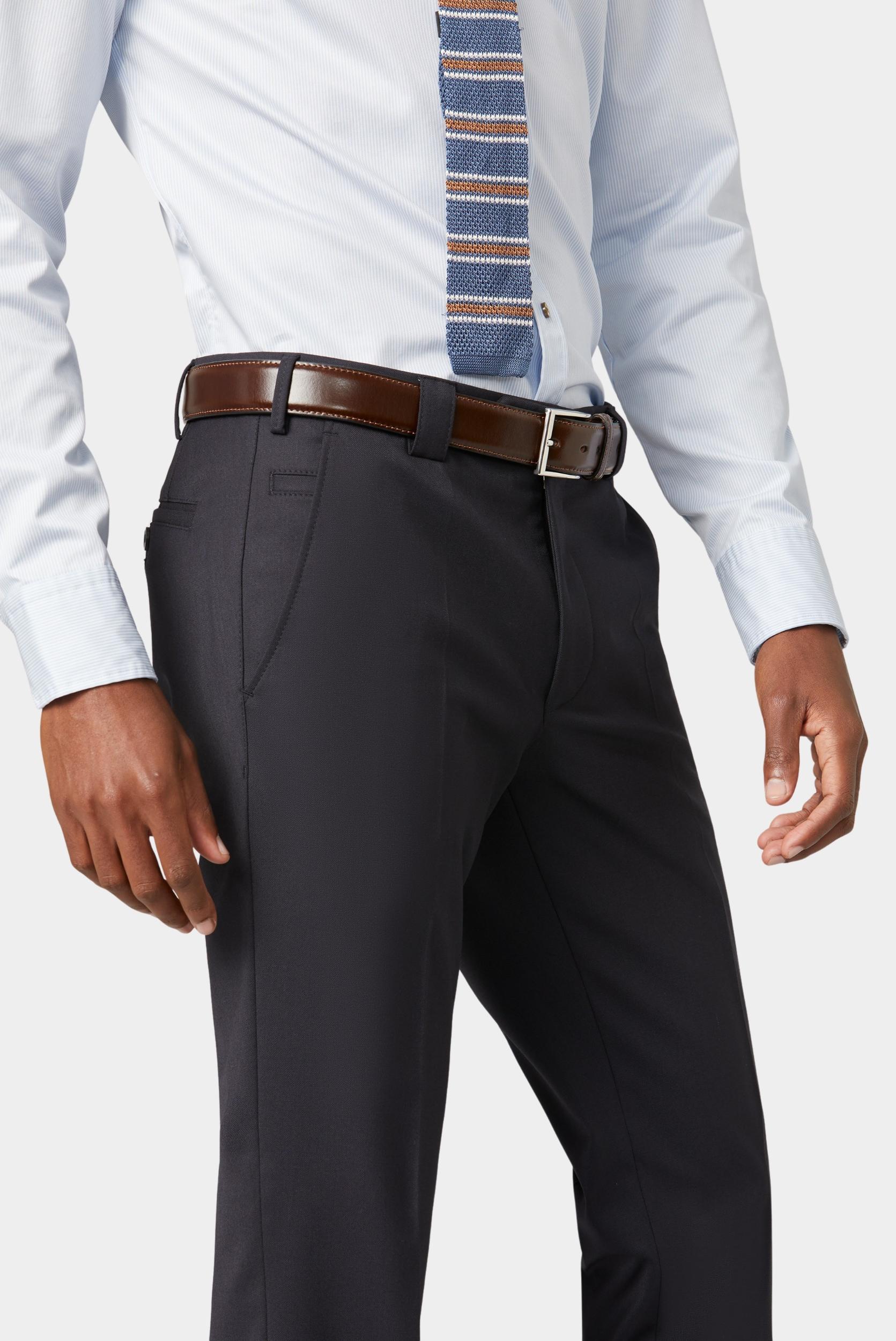 Meyer Wollen Pantalon Blauw ROMA Art. 9-288 1150928800/19