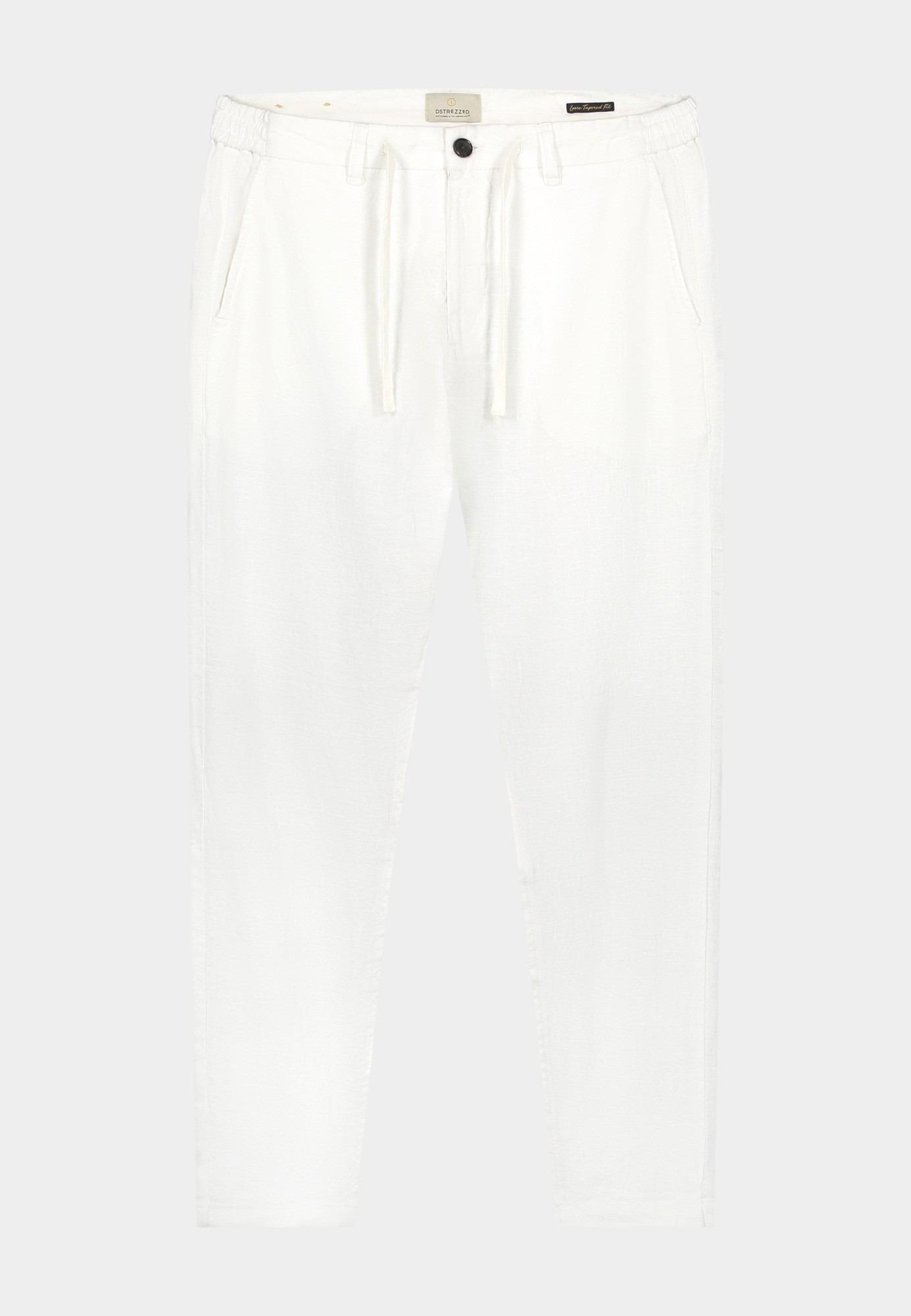 Dstrezzed Linnen Broek Wit DS_James Beach Pants 501822S/100