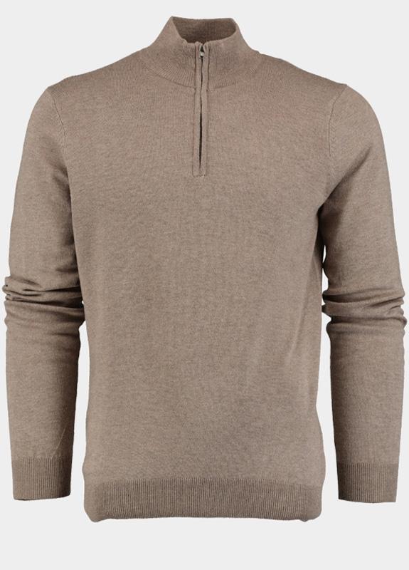 Bos Pullover Bruin Half Zip Poly\Wool 3019900/602