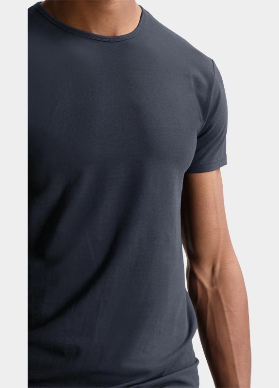 Dstrezzed T-shirt Blauw Bronson 2 Pack Round Neck Tee 707012/649