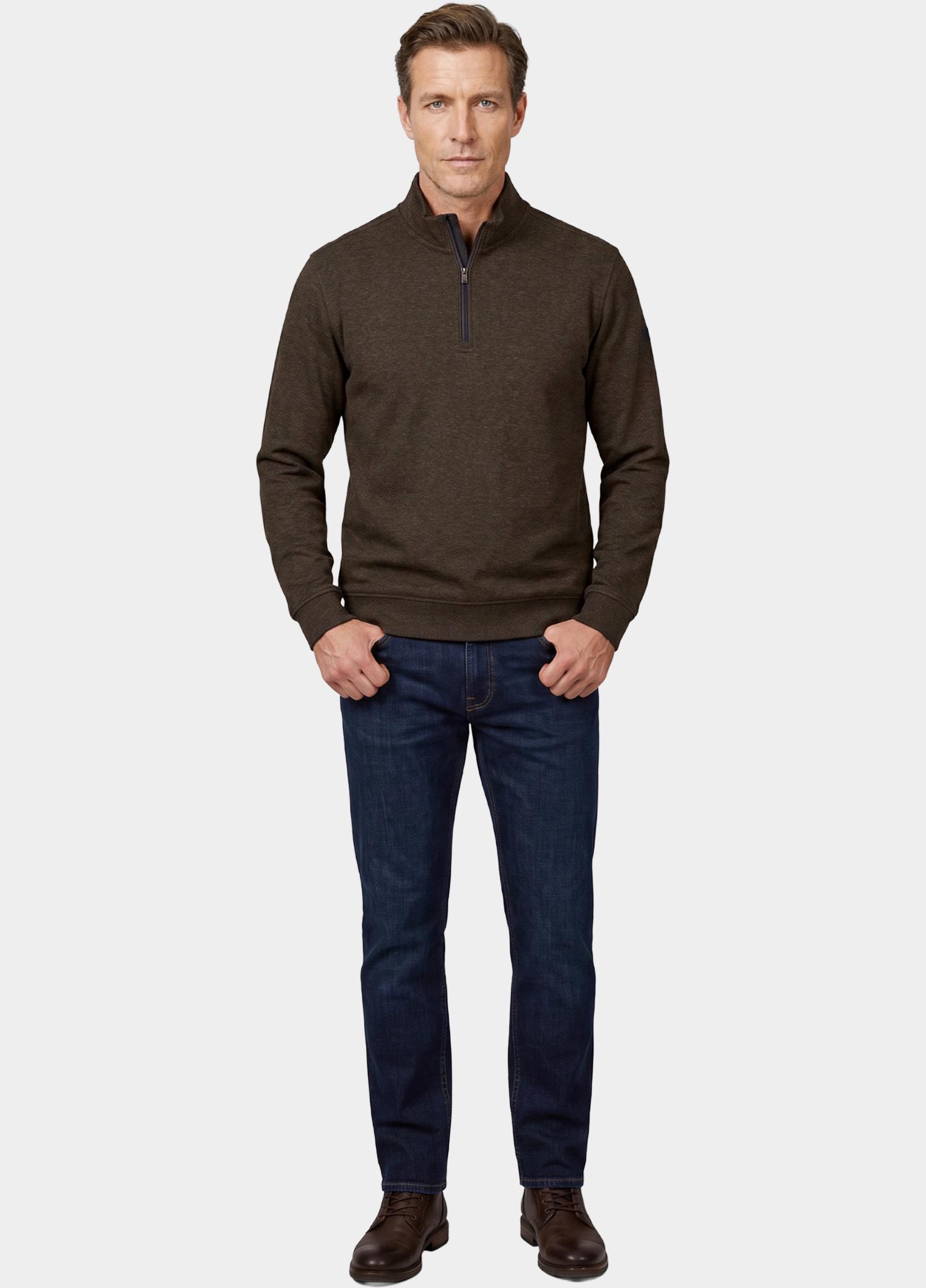 Baileys half zip sweater heren Bruin  623101/809