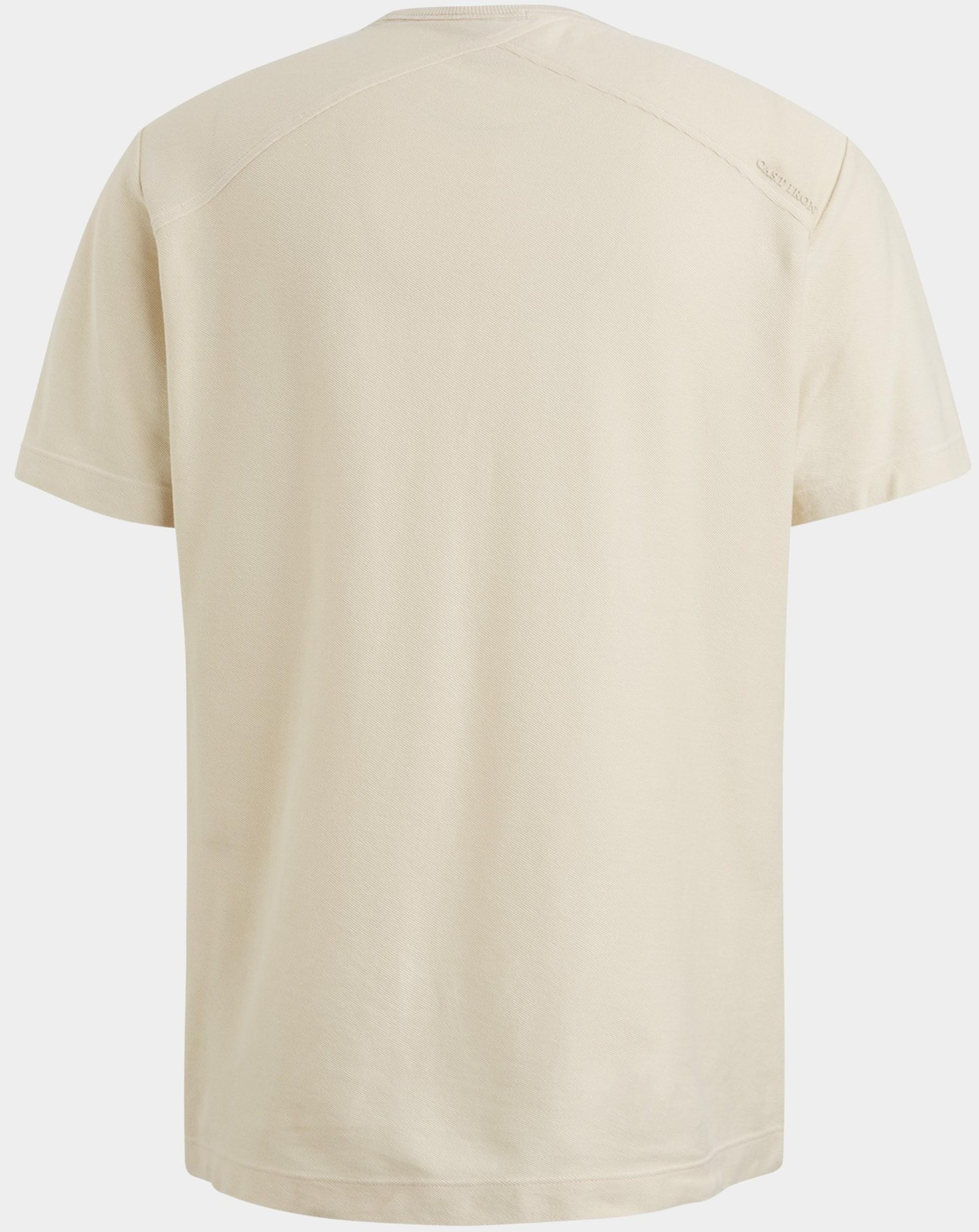 Cast Iron T-shirt korte mouw Beige Short sleeve r-neck regular f CTSS2502554/7165