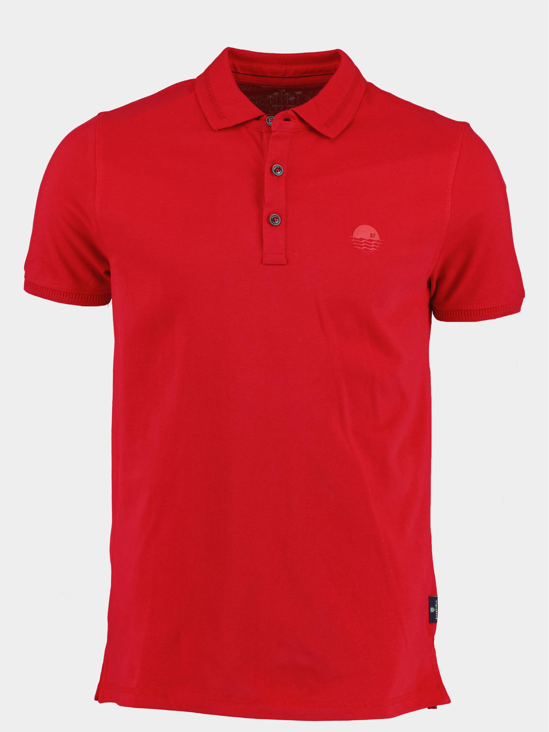 Basefield Polo korte mouw Rood Polo Shirt 1/2 Arm 219017704/404