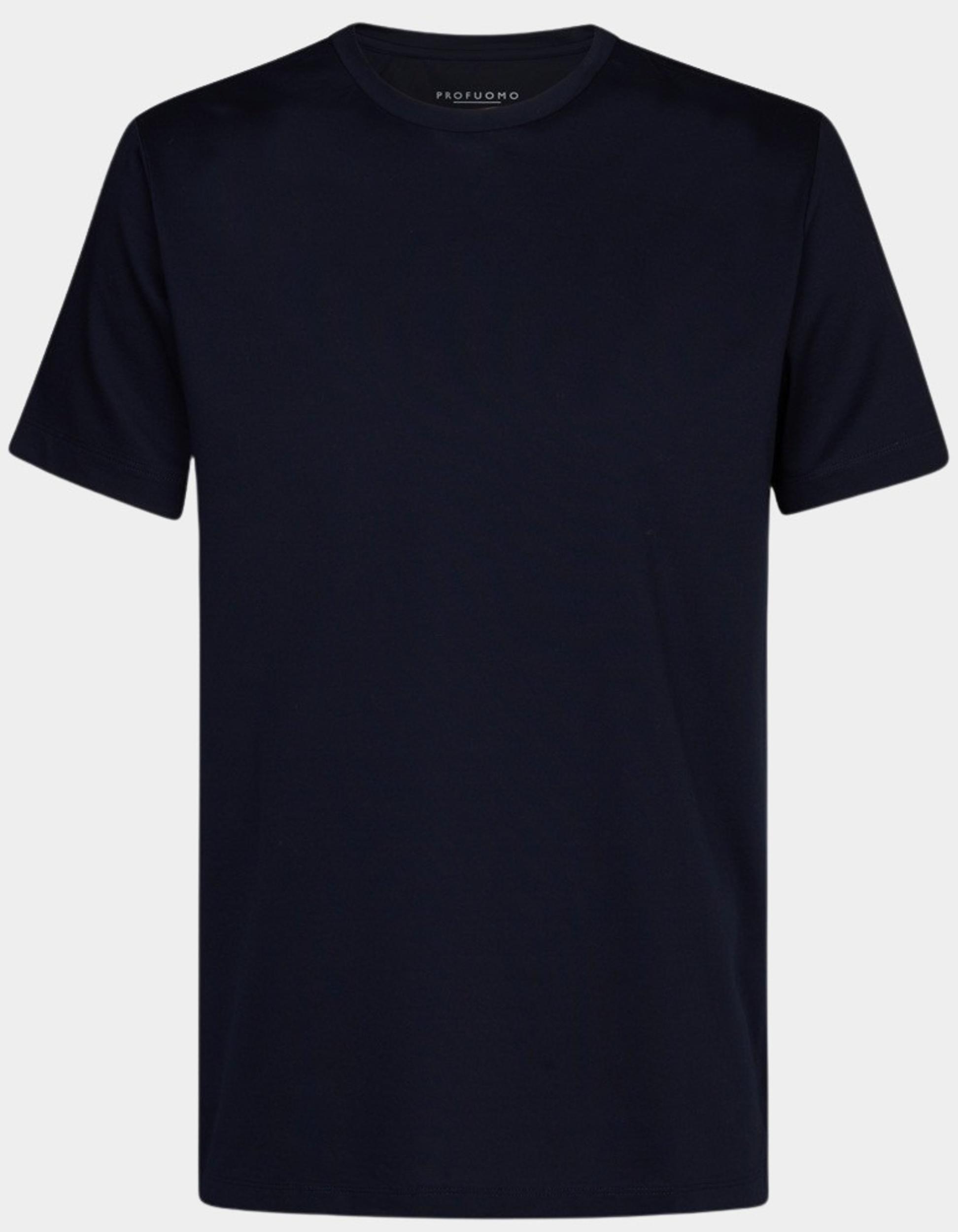 Profuomo T-shirt korte mouw Blauw  PPWT10017B/P