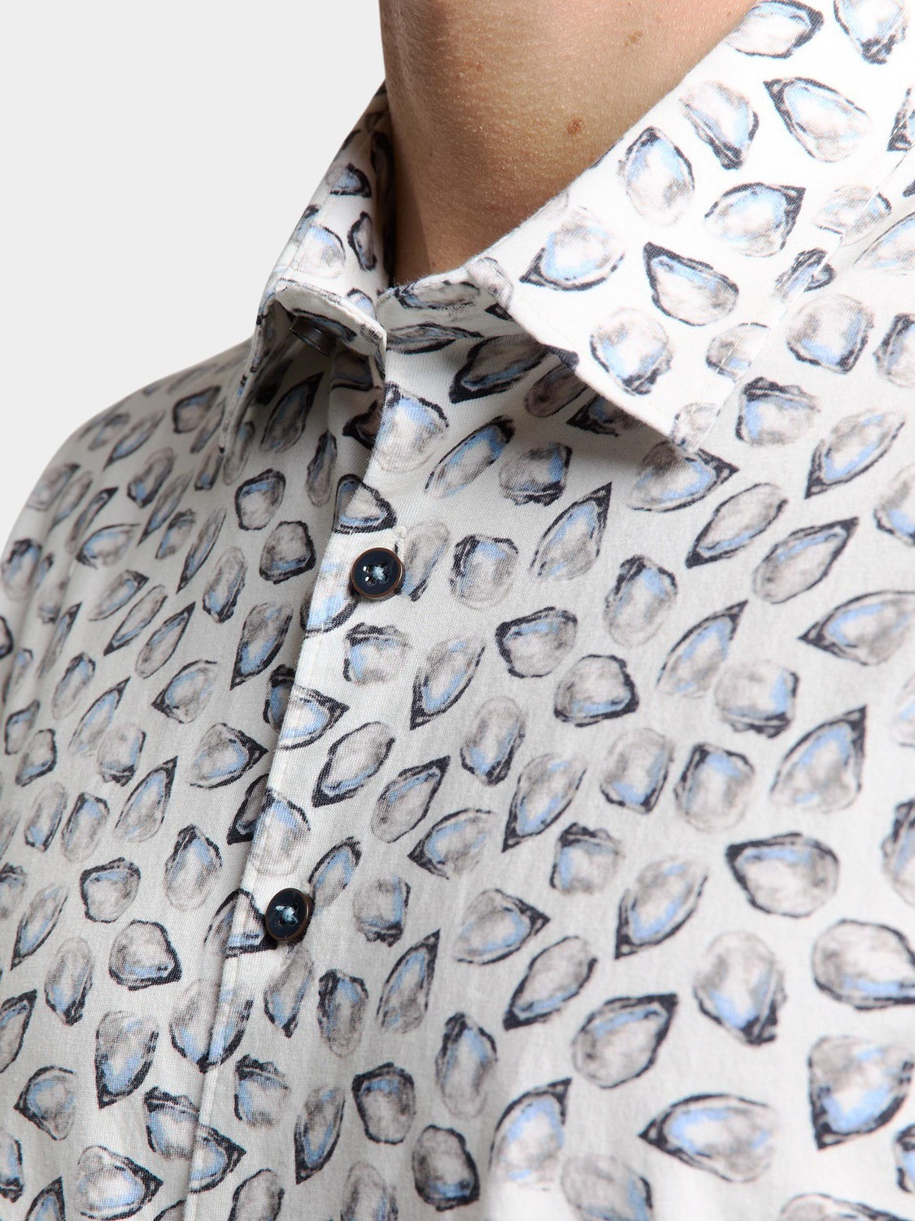 No Excess Casual hemd korte mouw Wit Shirt Short Sleeve Jersey All 28440414/011