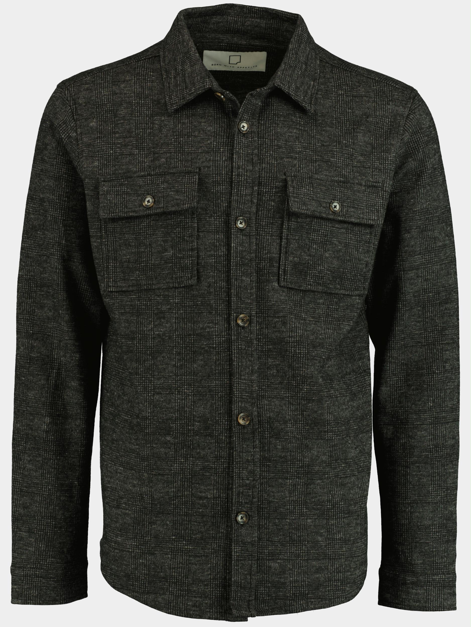 Born With Appetite Casual hemd lange mouw Grijs Liv Overshirt 22307LI52/980 antra