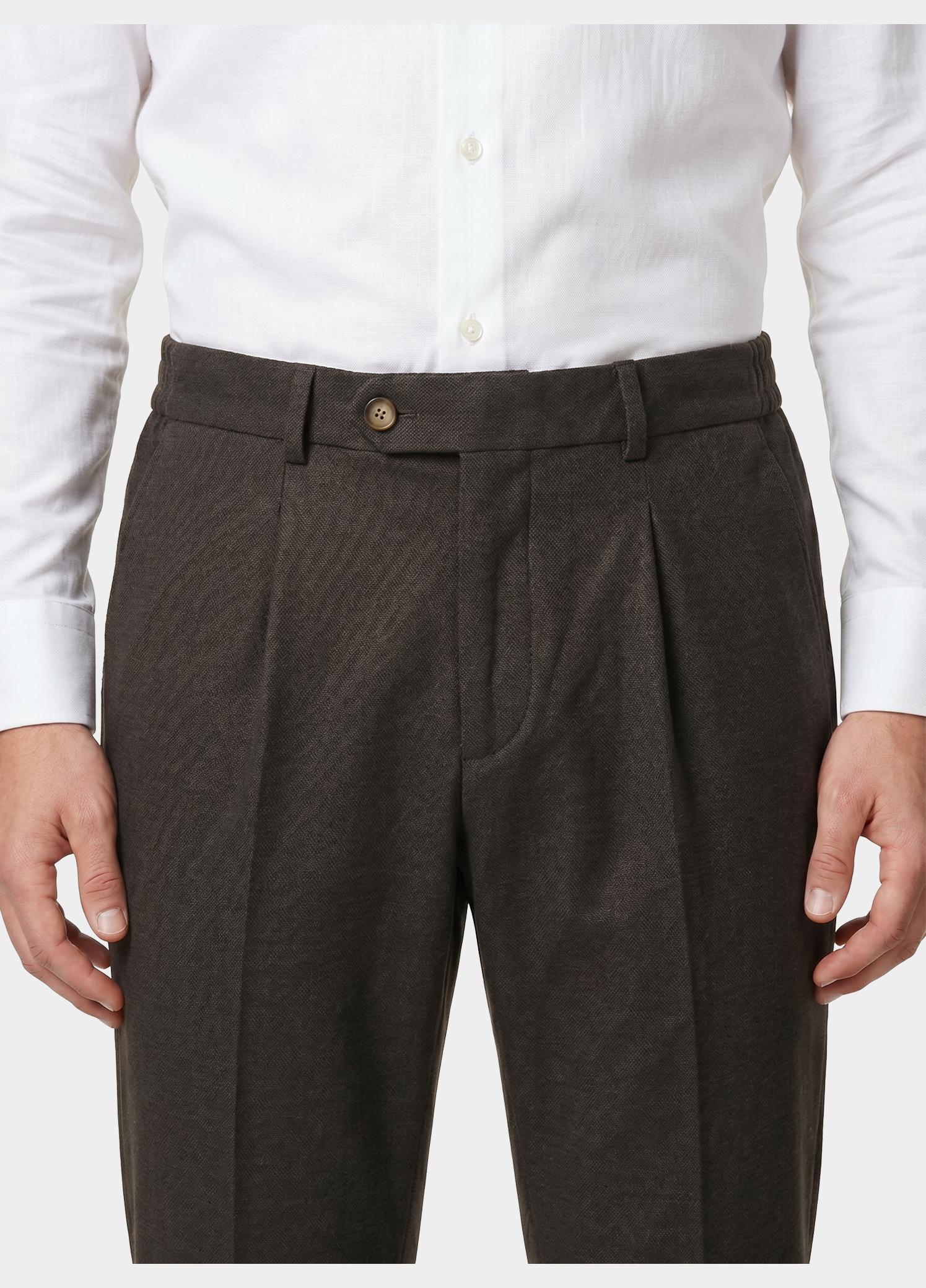 Born With Appetite Chino Bruin Pedro Jersey Pants 25304PE69/870 dark brown