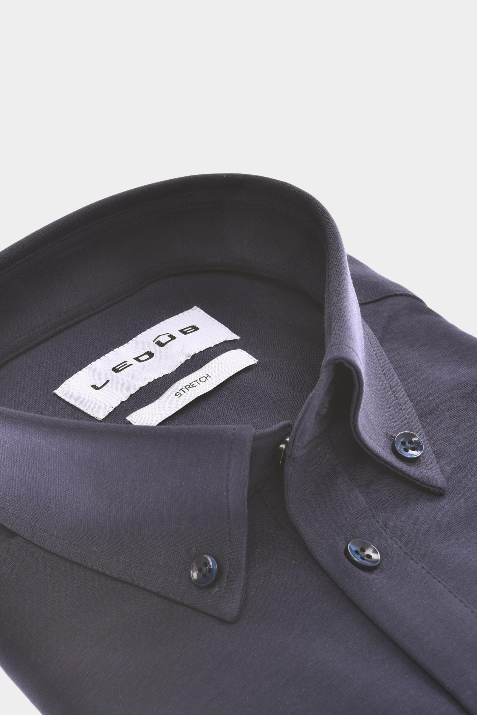 Ledub Polo lange mouw Blauw MFP5 0143091/190-000-000