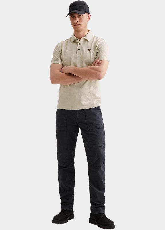 PME Legend Polo korte mouw Beige Short sleeve polo jacquard je PPSS2603883/7013