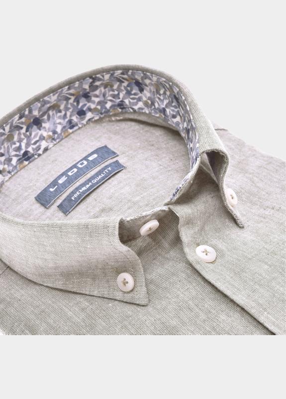 Ledub Business hemd lange mouw Groen  0142445/560-161-000