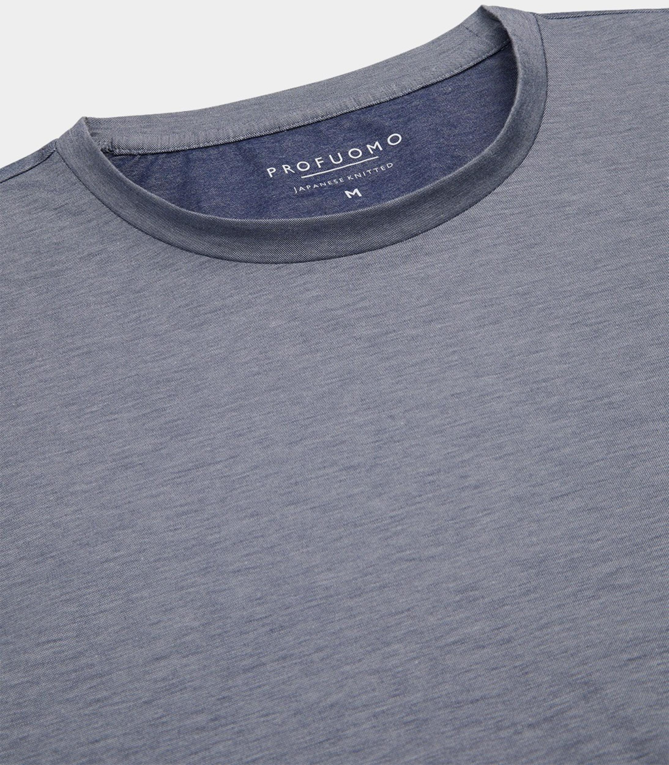Profuomo T-shirt korte mouw Blauw  PPWT10017D/M2