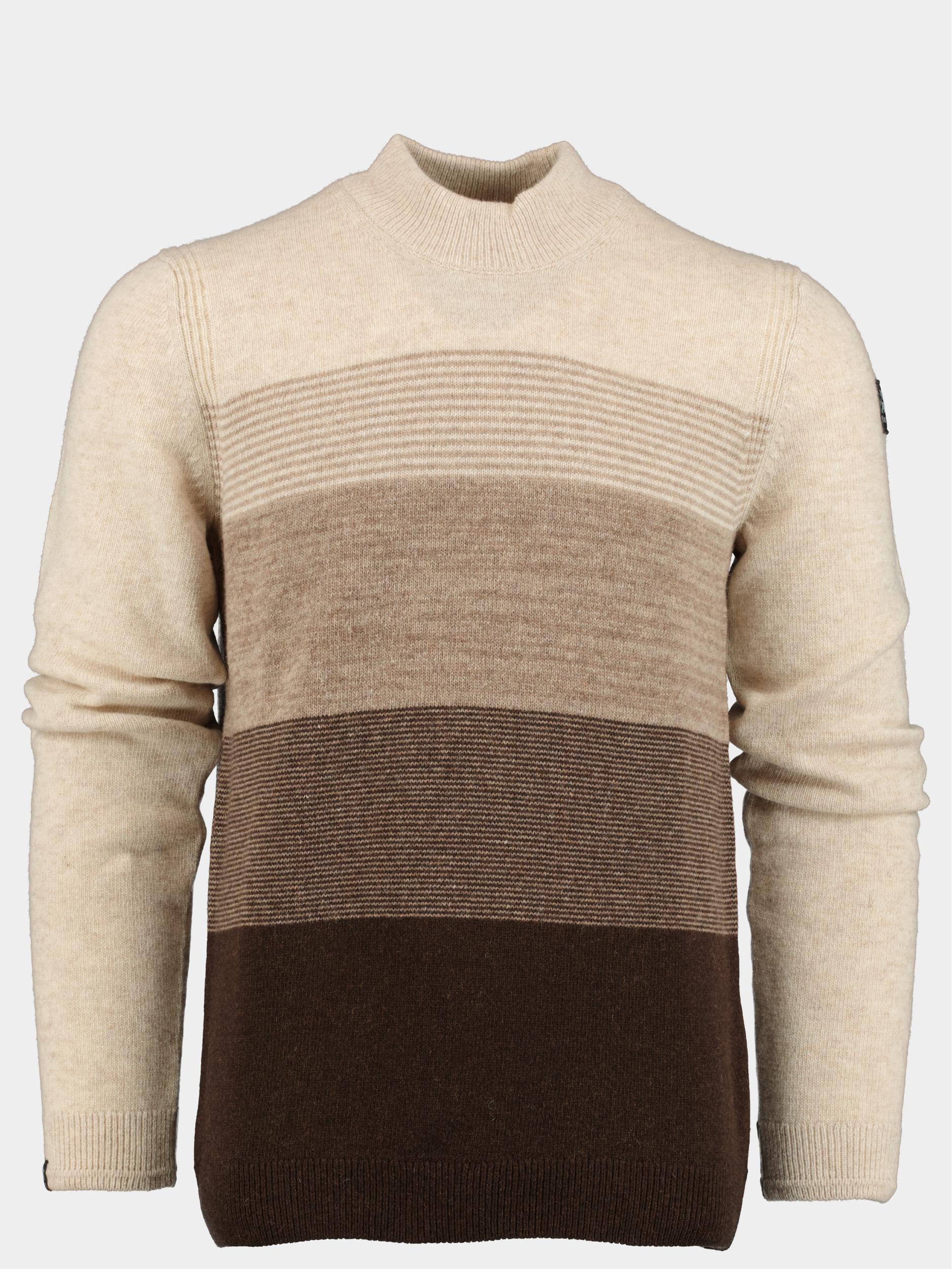 Vanguard Pullover Beige Crewneck wool blend VKW2309342/7074