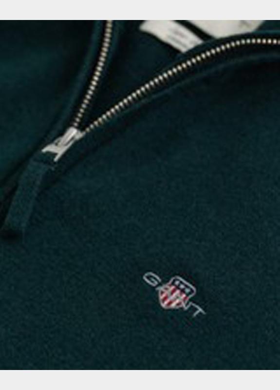 Gant Vest Groen Superfine Lambswool Zip Cardig 87214/374