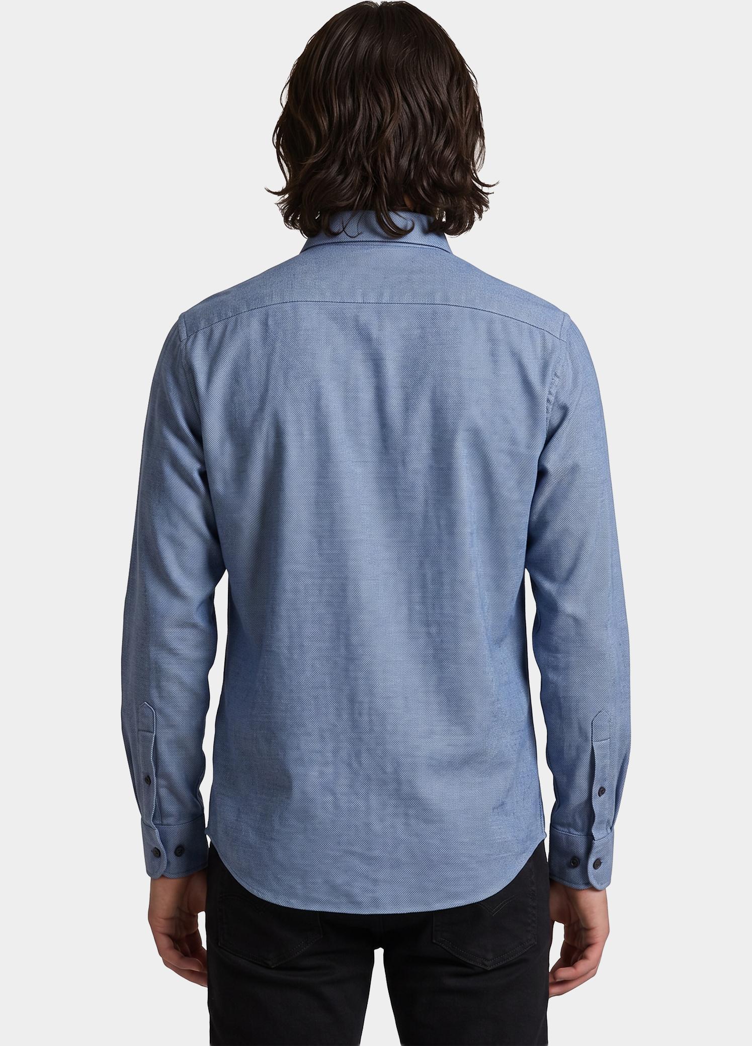 Casamoda Overhemd heren Blauw B.D. Casual Fit 126132510/100