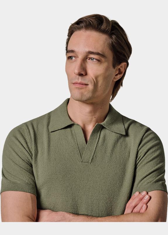 Profuomo Polo heren Groen  PPXD10023/C