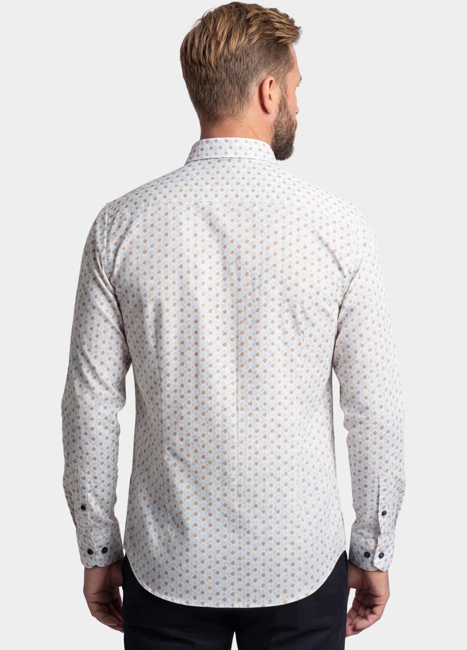 Giordano Overhemd heren Blauw Ivy Long Sleeve Button Down S 617028/60