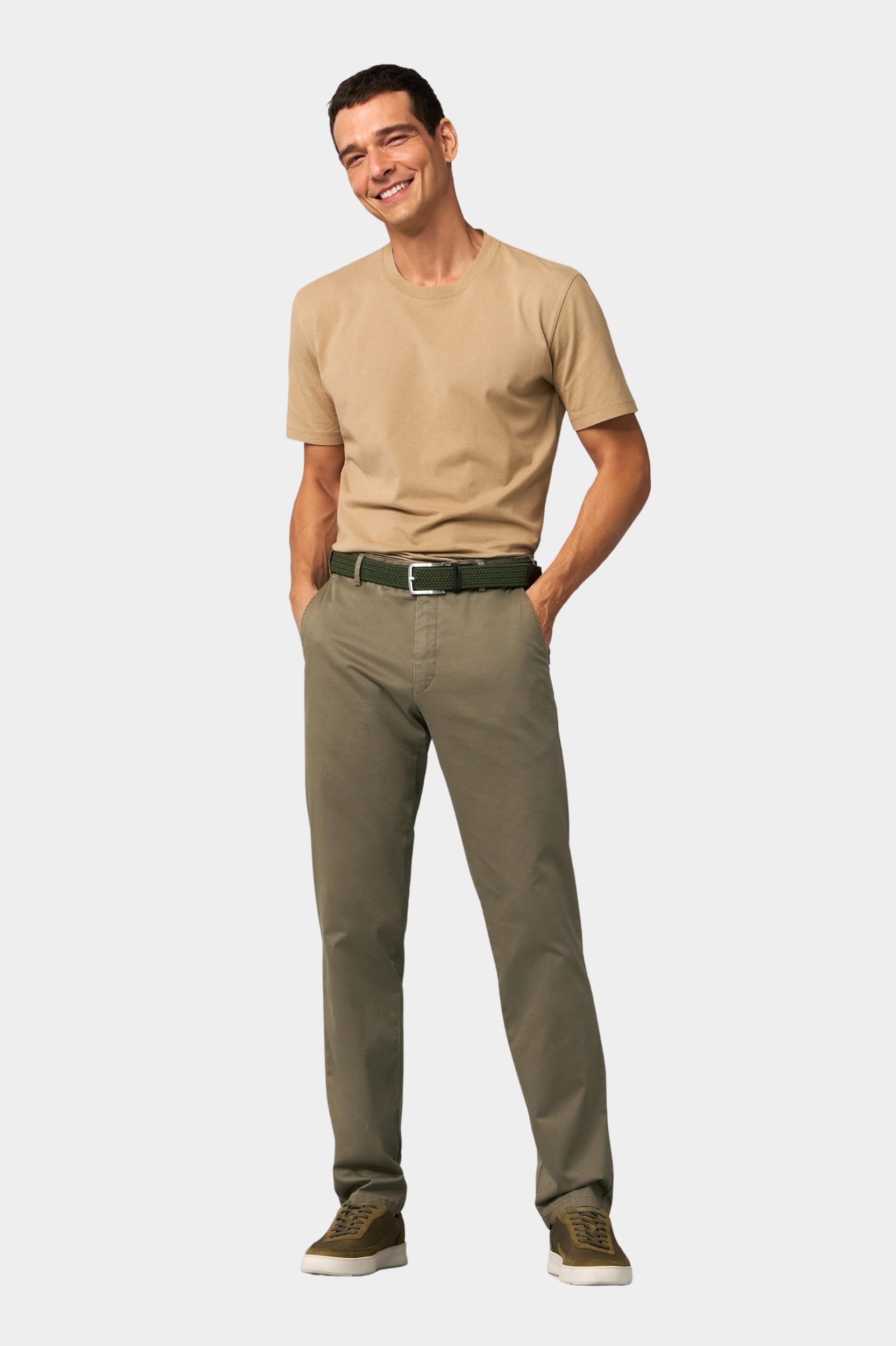 Meyer Katoenen Broek Bruin BONN Art.1-5055 1021505500/43