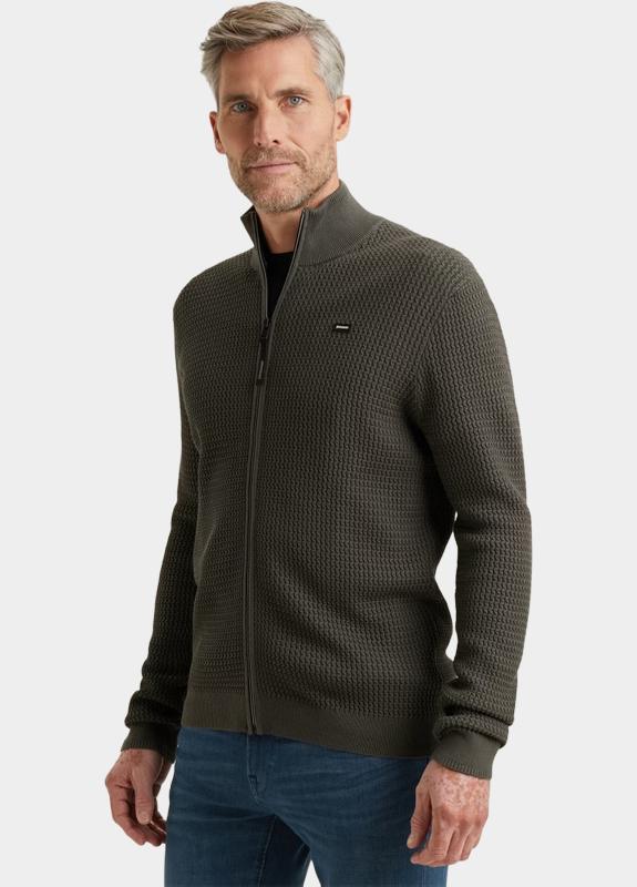 Vanguard Vest Grijs Zip jacket cotton modal VKC2511370/9161