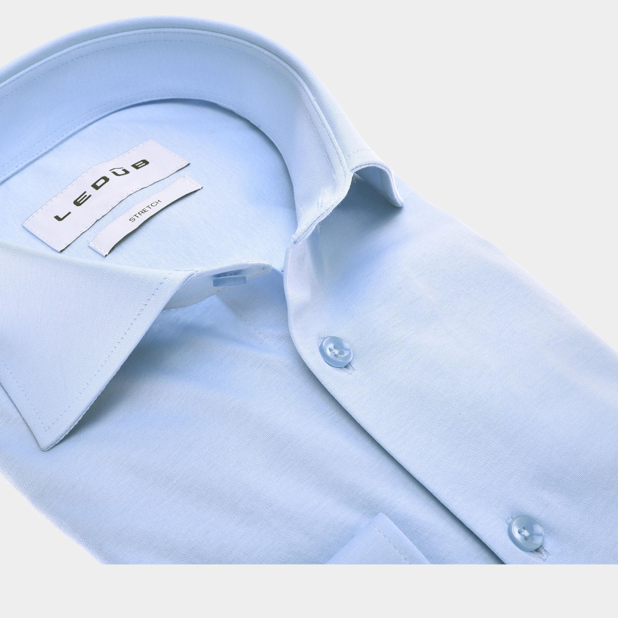 Ledub Overhemd extra lange mouw Blauw  0143002/125-000-000