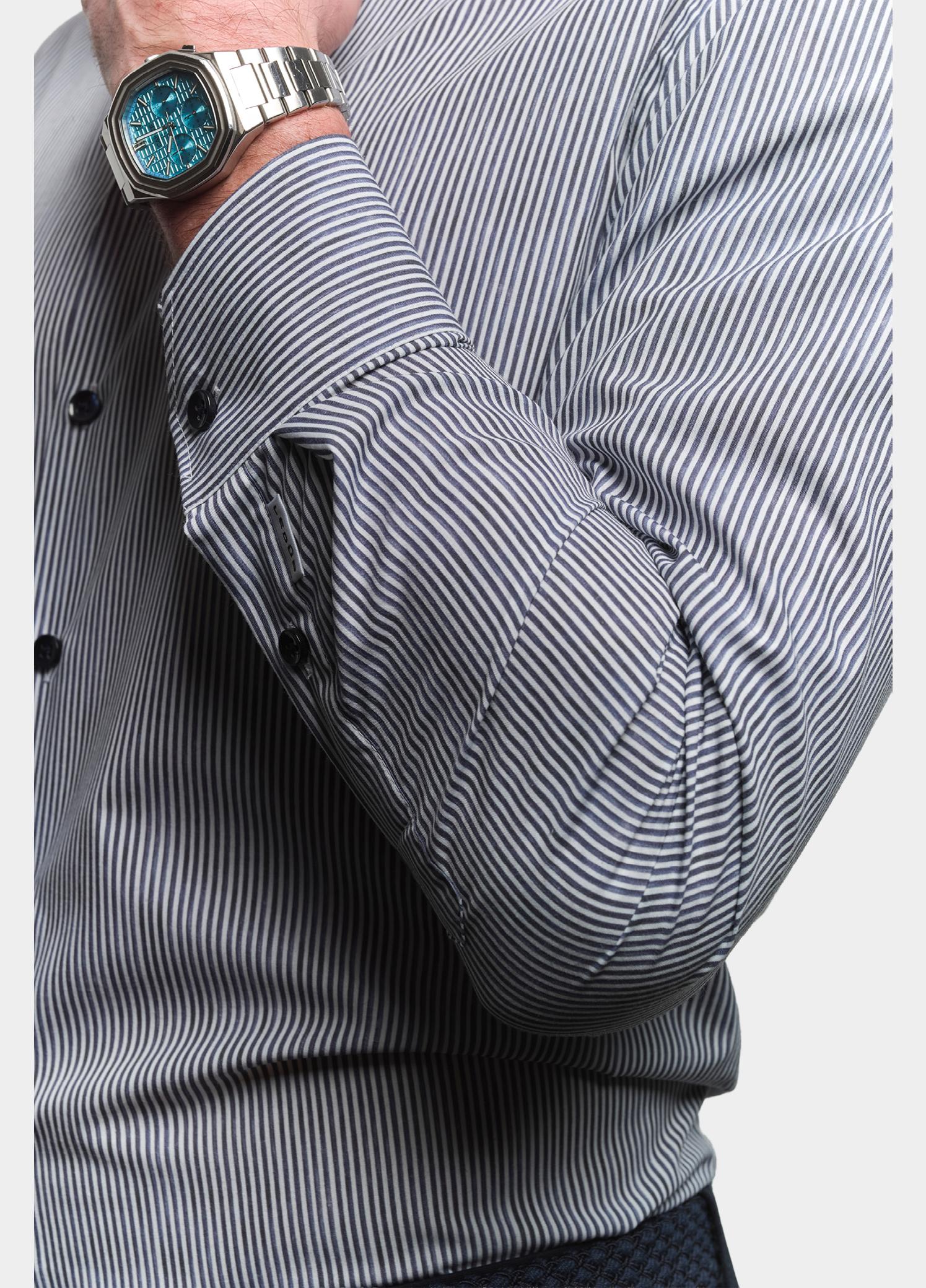 Ledub Zakelijk overhemd heren Blauw  0143535/180-000-000