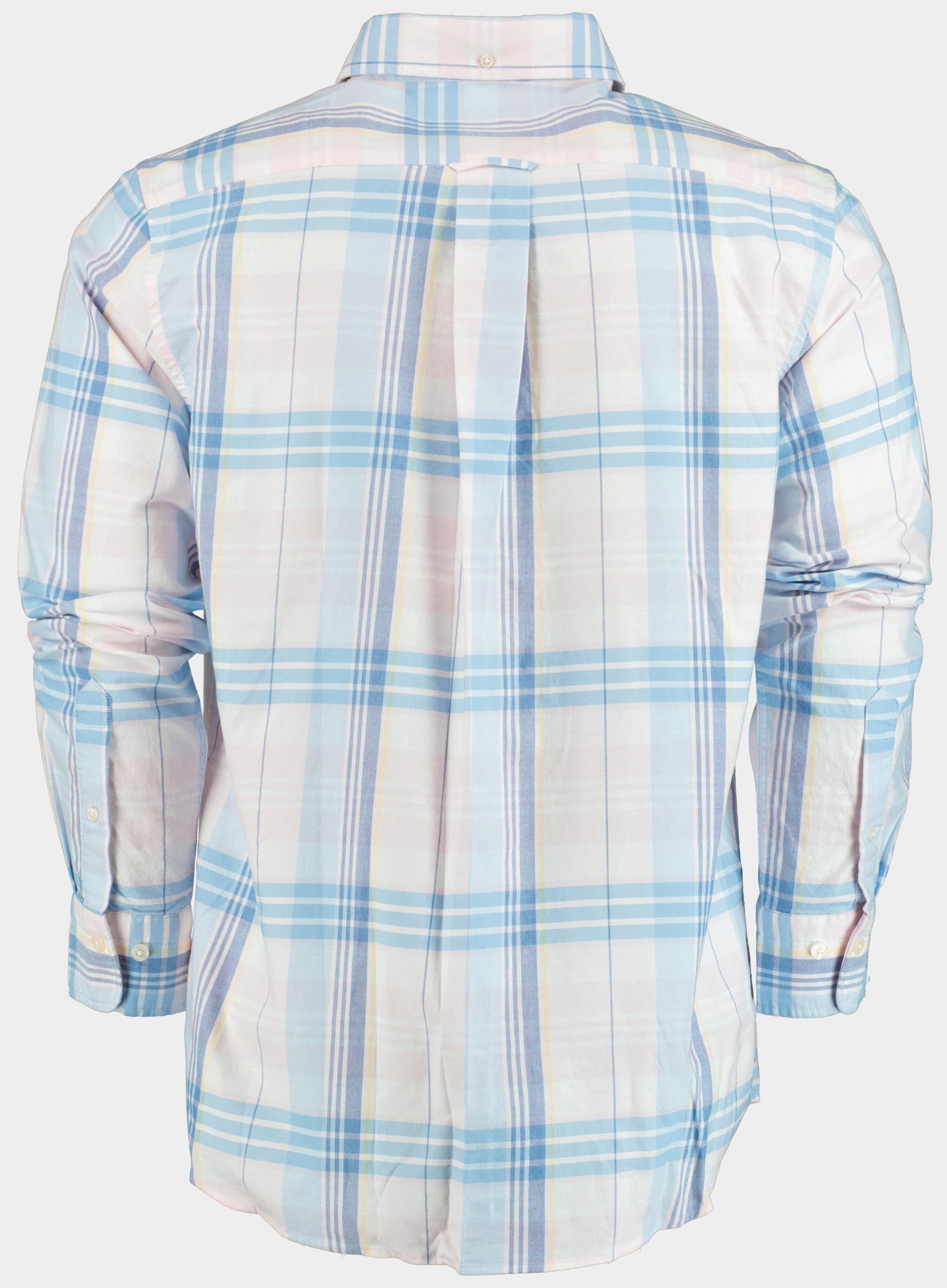 Gant Casual hemd lange mouw Roze REG CLASSIC OXFORD CHECK SHIR 3250084/662