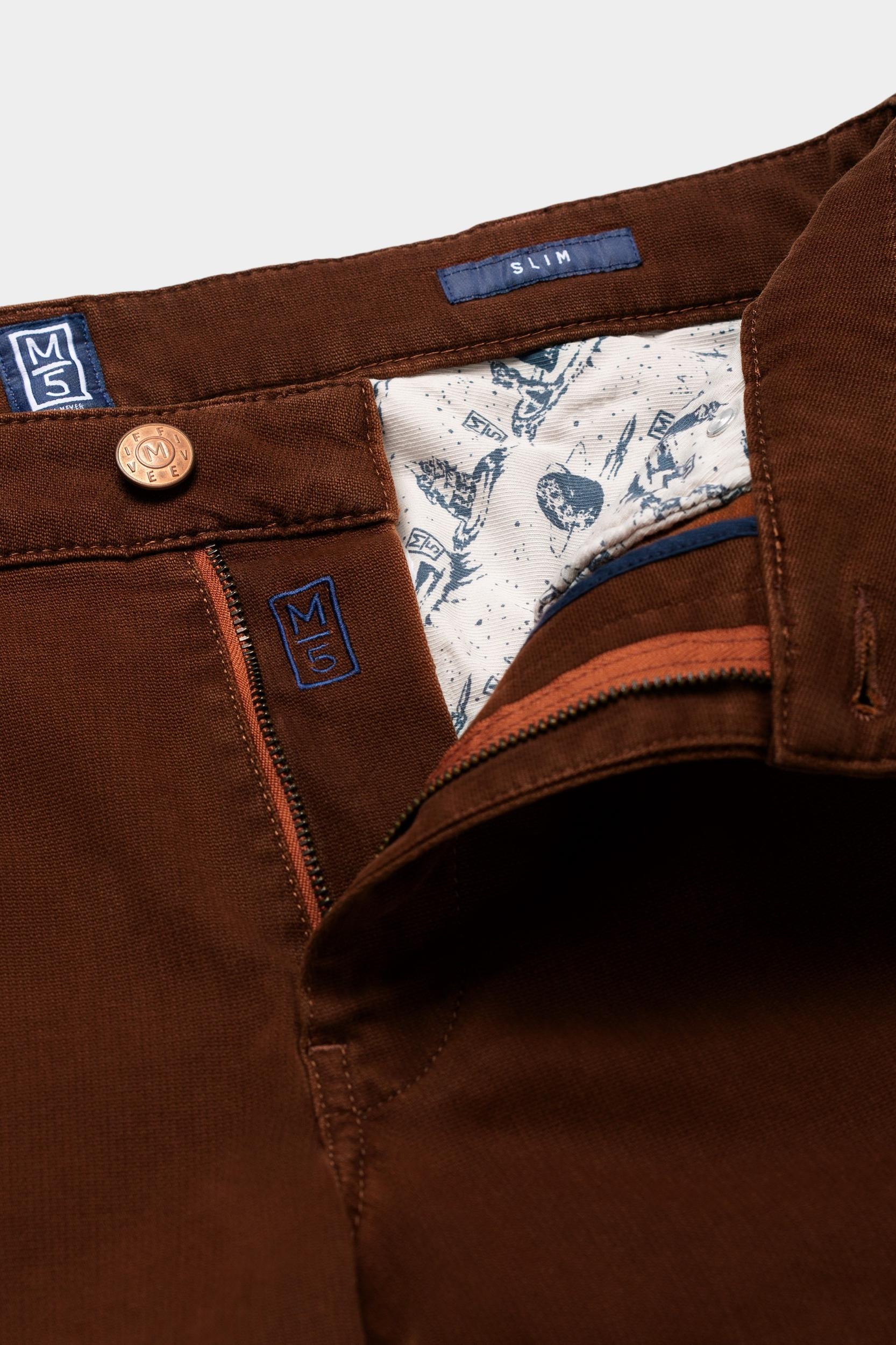 Meyer 5-Pocket Jeans Bruin M5 Slim Art.2-6179 3612617900/48