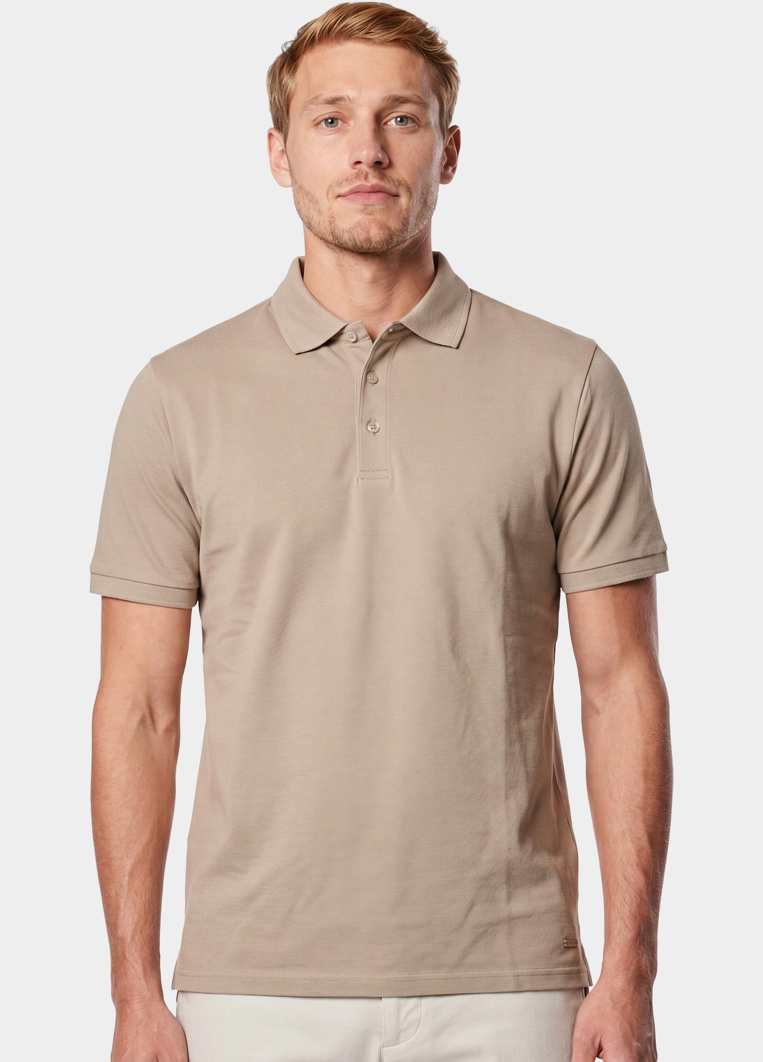 Born With Appetite Polo heren Beige Arto Polo BWA25108AR22/820 sand