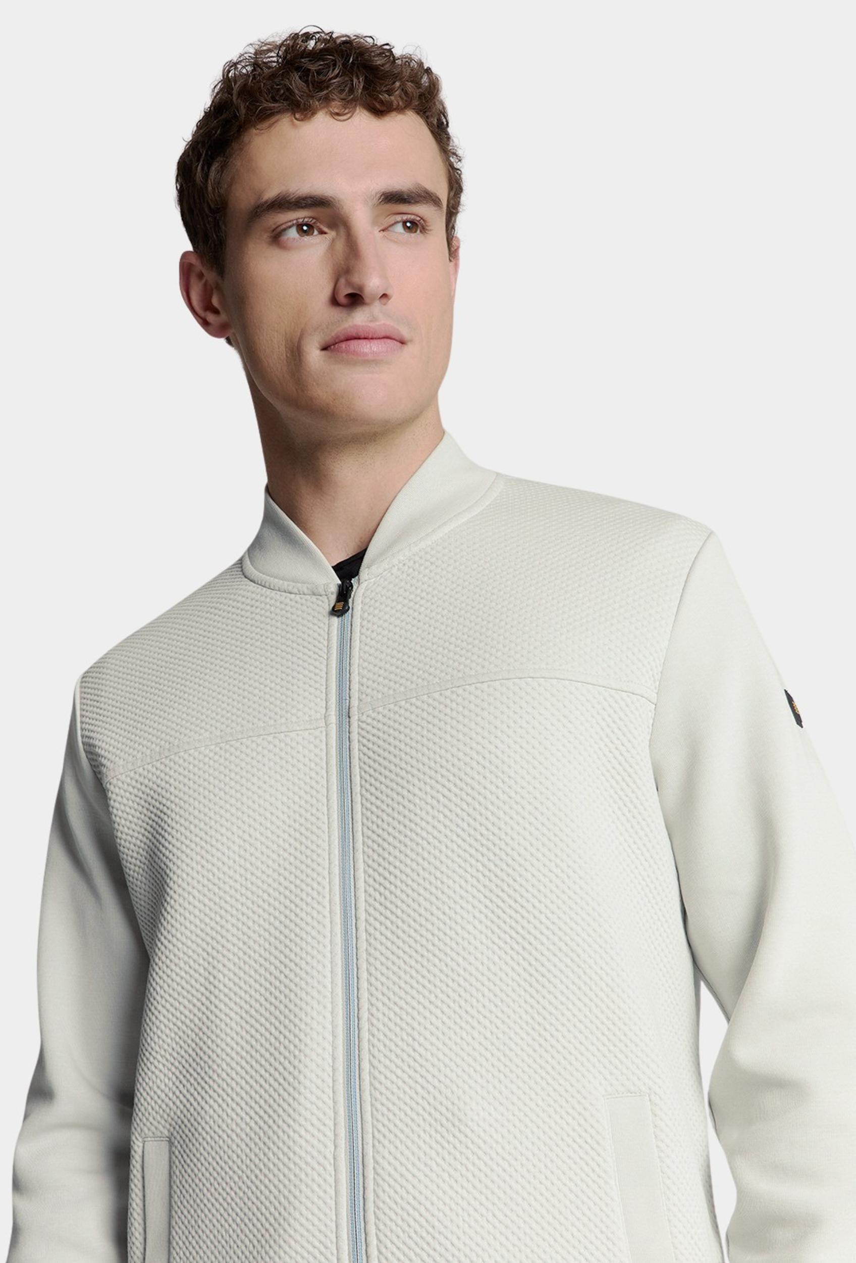 No Excess Vest Wit Sweater Full Zipper Jacquard 27100119/017
