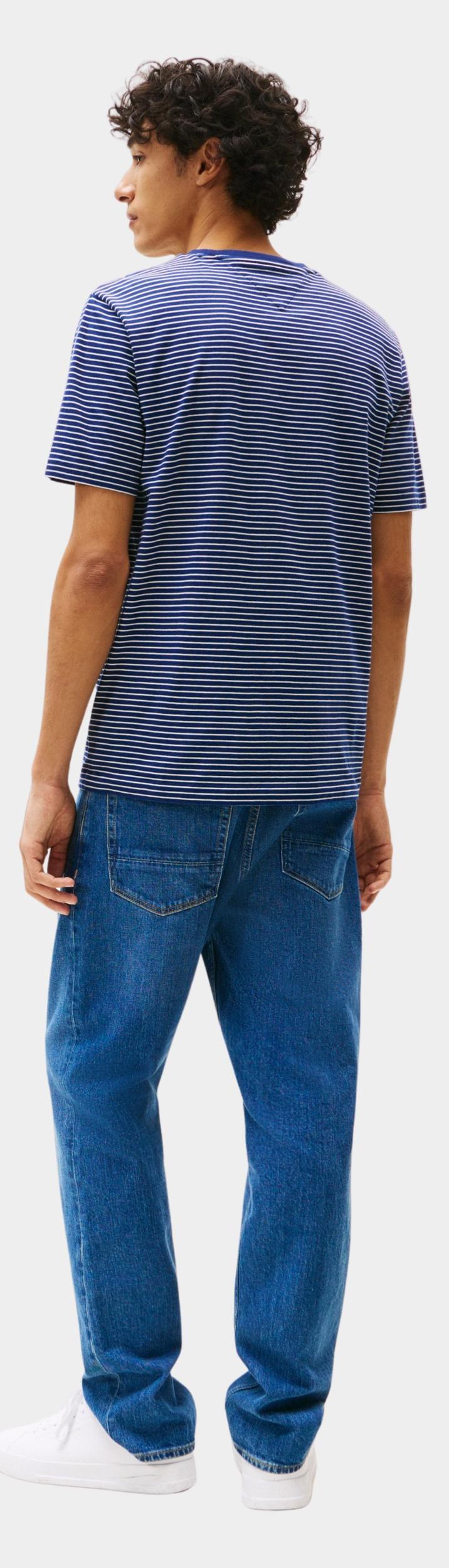 Tommy Hilfiger T-shirt korte mouw Blauw ESS Seasonal Reg Fit MW0MW39995/0A5