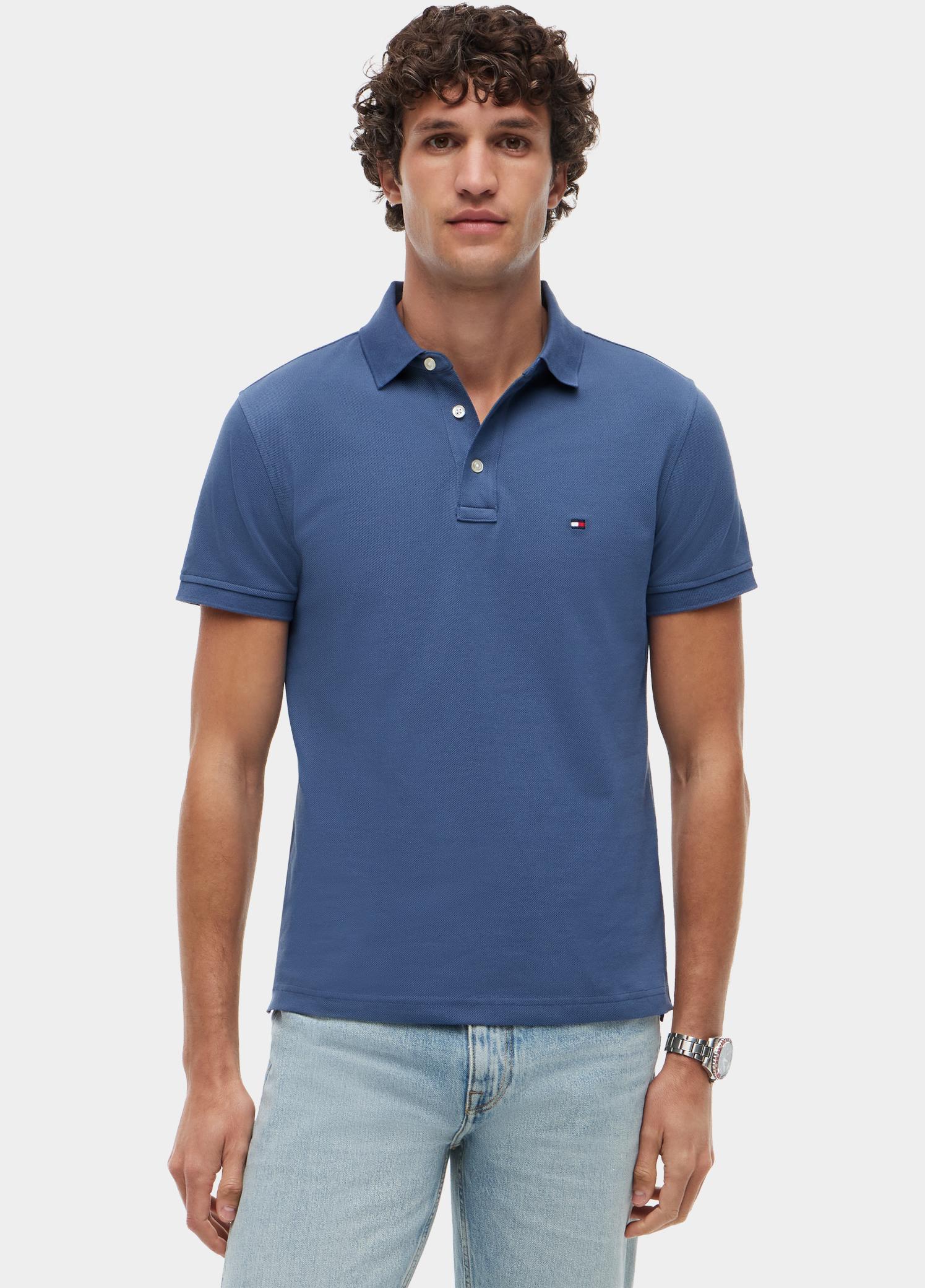 Tommy Hilfiger Polo heren Blauw 1985 Slim polo MW0MW17771/DBZ