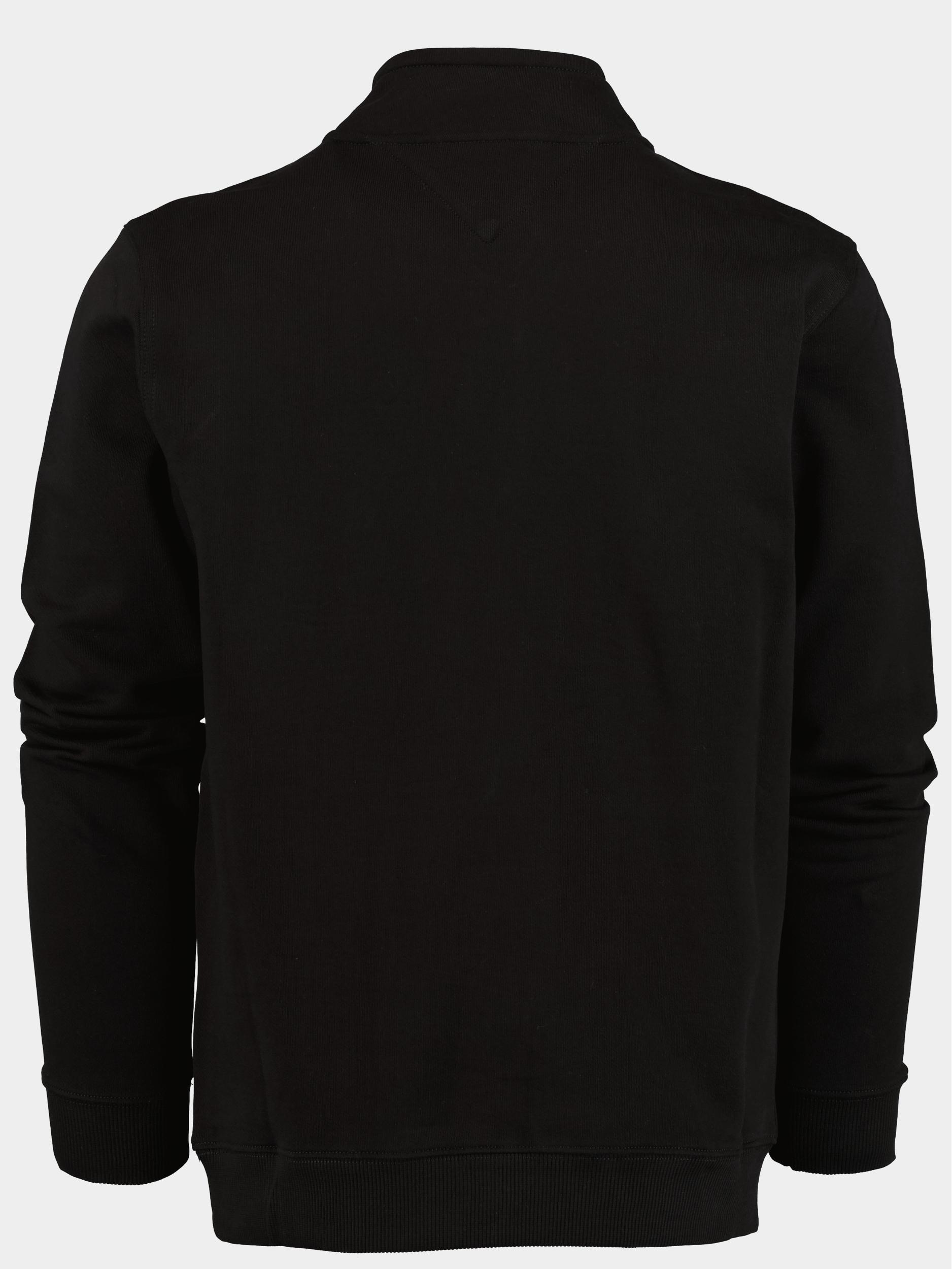 Tommy Jeans Sweater Zwart TJM Reg Entry Graphic Half-Zip DM0DM17782/BDS