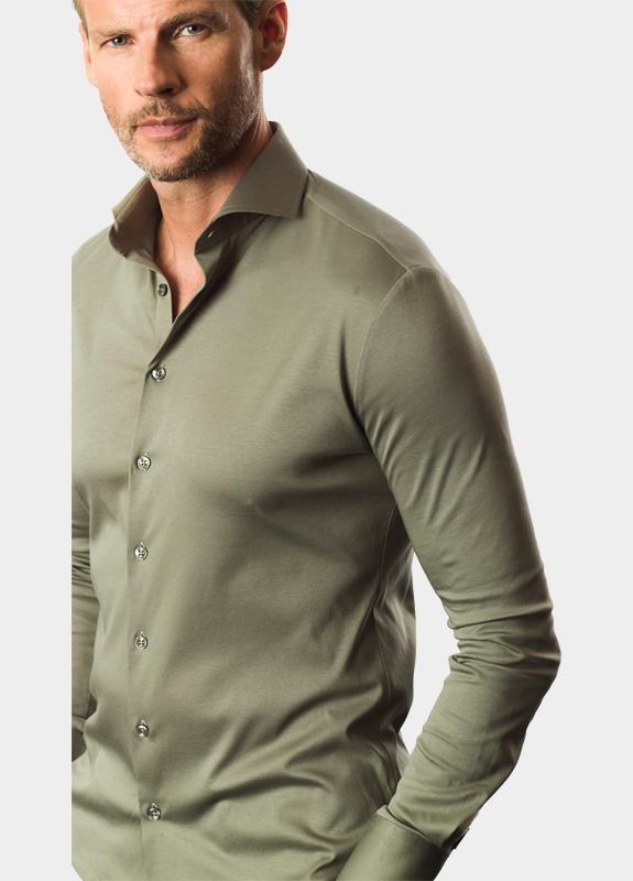 Ledub Business hemd lange mouw Groen  0143305/535-000-000