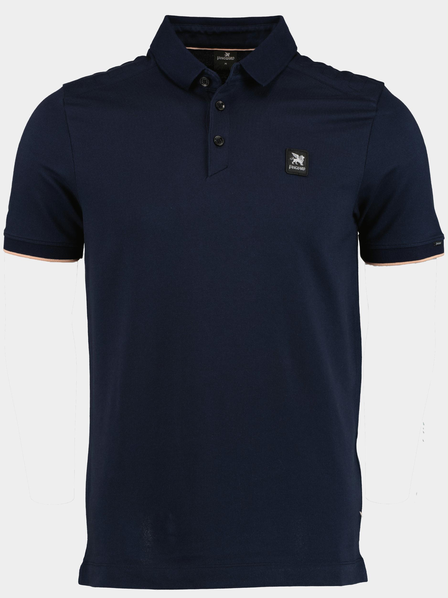 Vanguard Polo korte mouw Blauw Short sleeve polo pique gentl VPSS2304850/5361