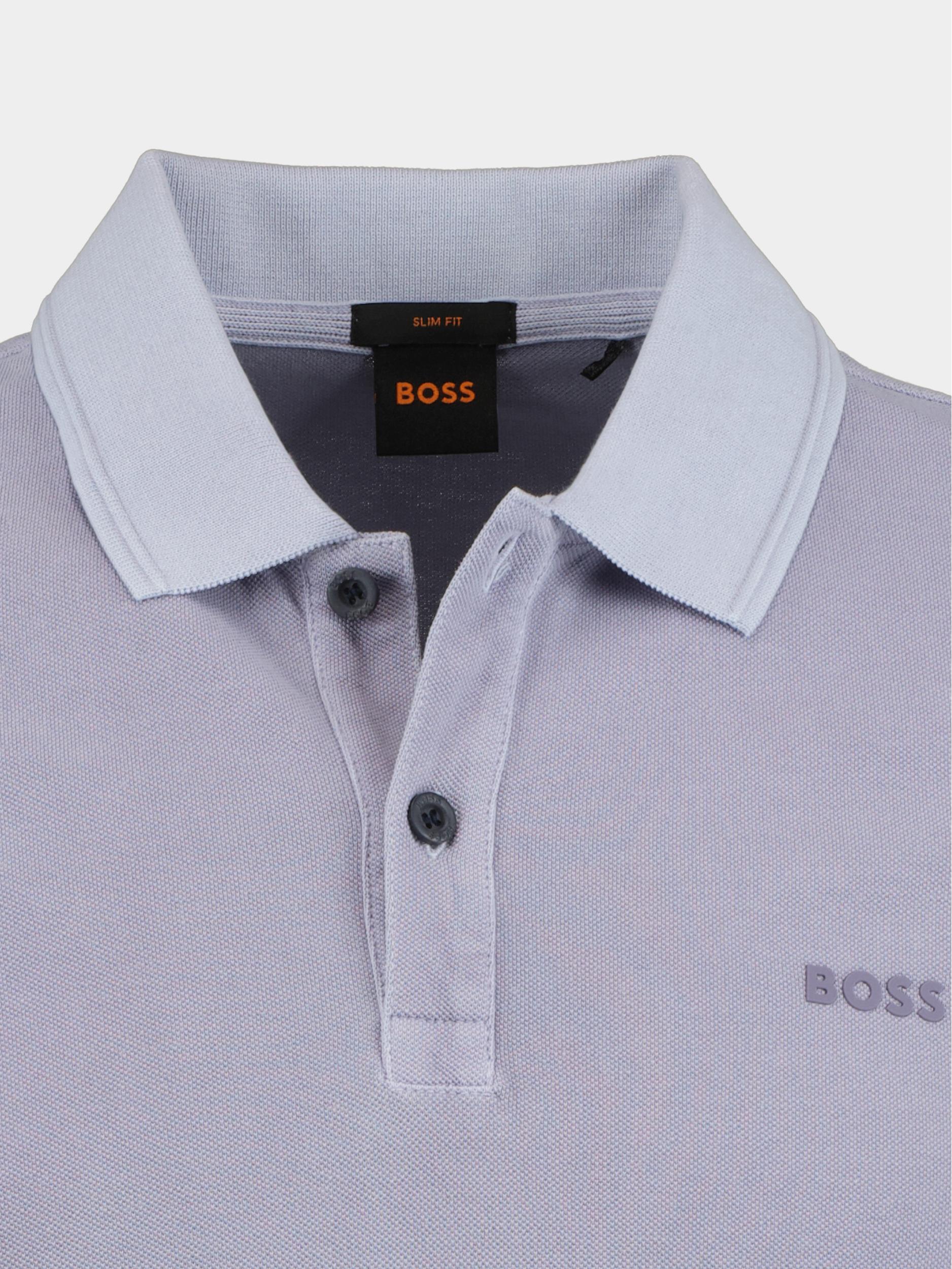 BOSS Orange Polo korte mouw Paars Prime 10203439 01 50468576/538