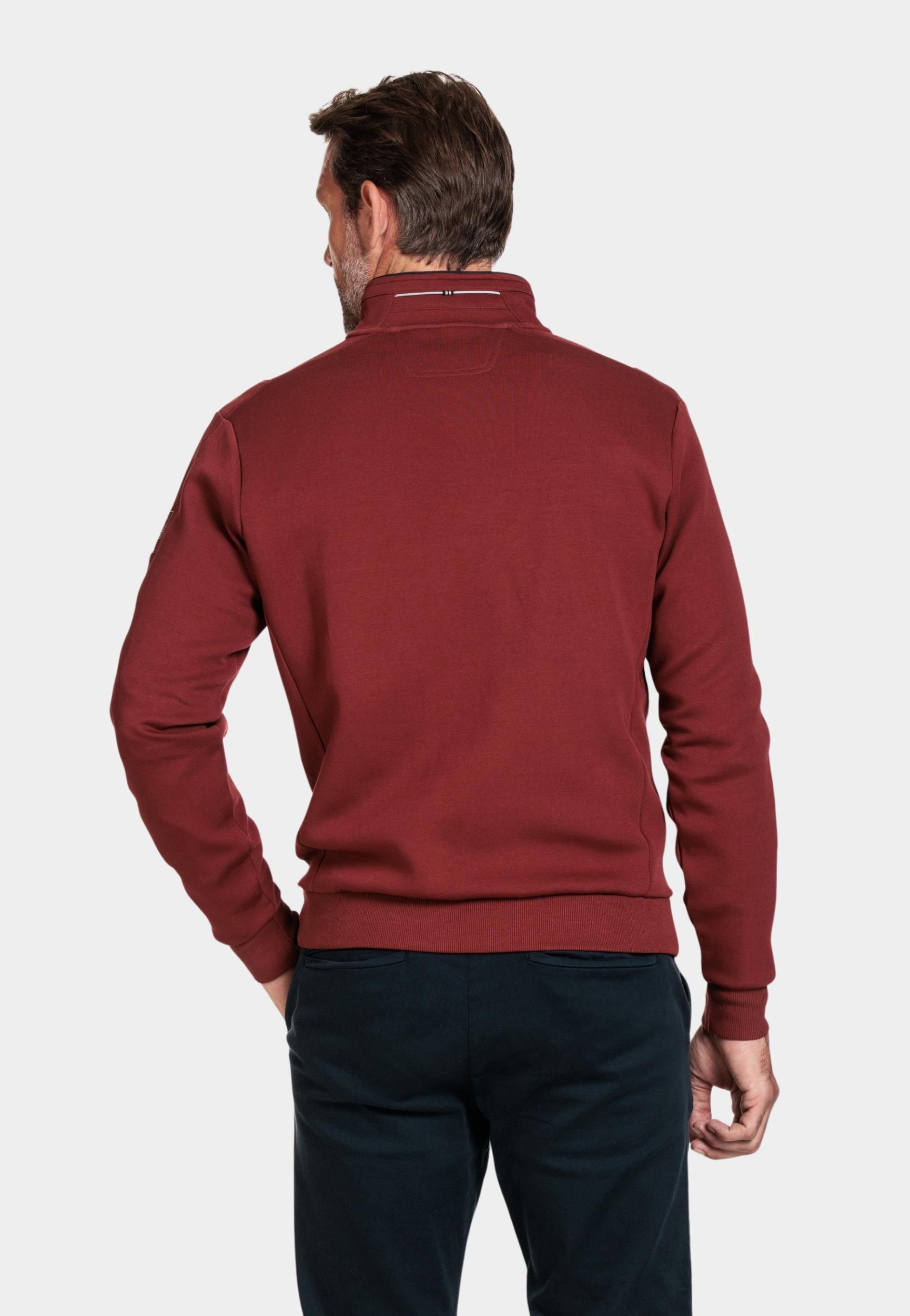 Baileys Half Zip Rood Sweatshirt 1/2 Zip  double fa 323183/38