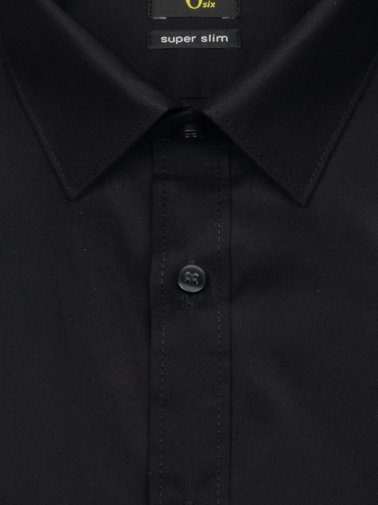 Olymp Business hemd lange mouw Zwart Level 6 - extra slim fit 046664/68